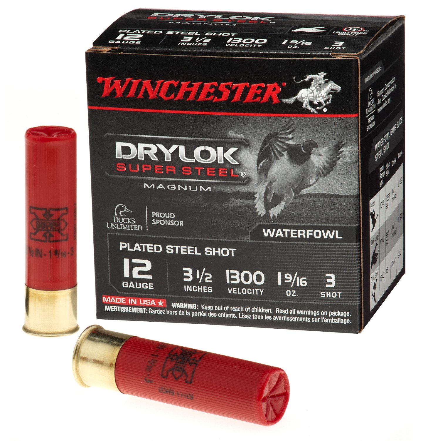 Winchester Super-X Drylok Super Steel Waterfowl Load 12 Gauge Shotshells