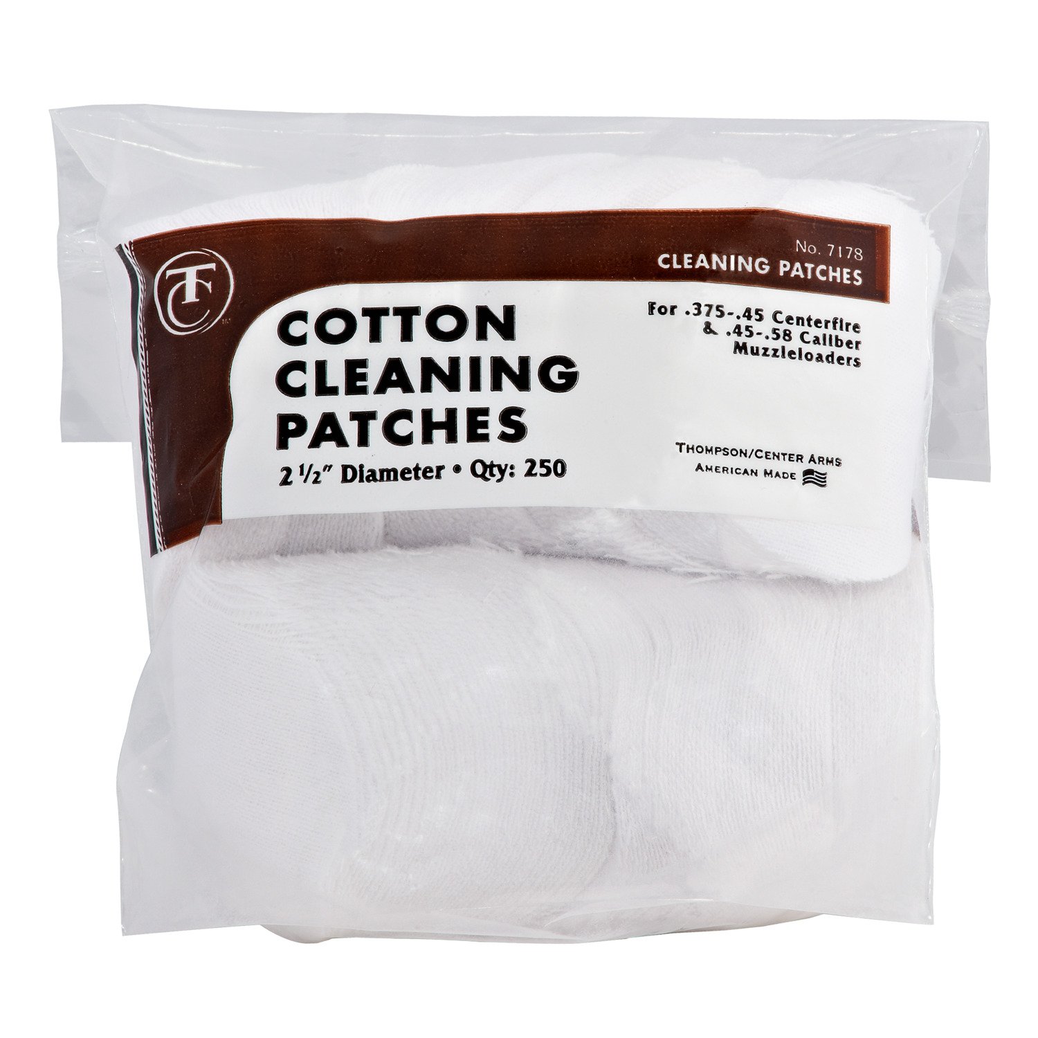 Thompson/Center General Purpose Cleaning Patches 250-Pack