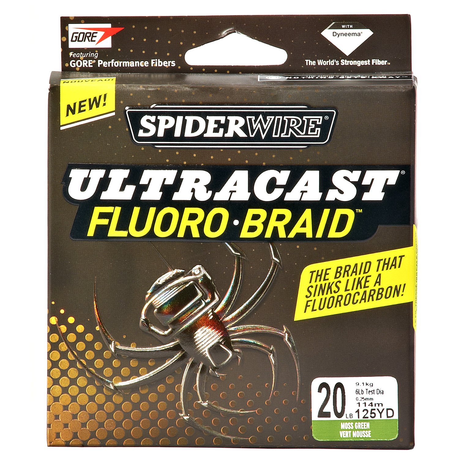 Spiderwire® Ultracast Fluoro-Braid 20 lb. - 125-yards Fishing Line