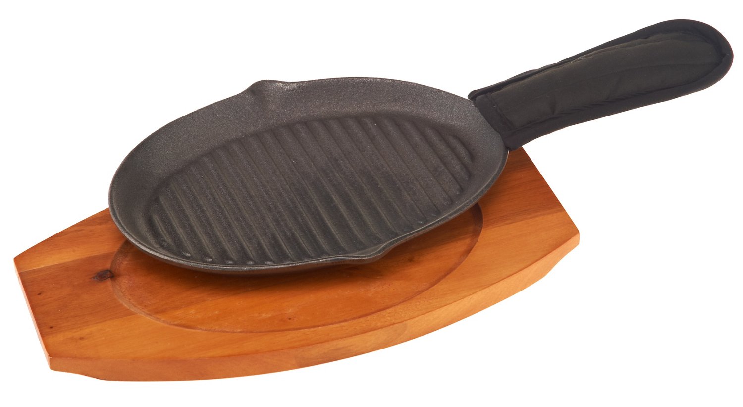 Mr. Bar-B-Q Cast Iron Fajita Platter