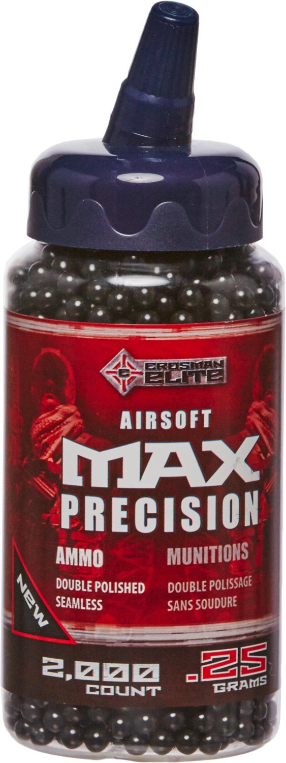 Crosman Black 6mm Airsoft BBs 2,000 Count thumbnail