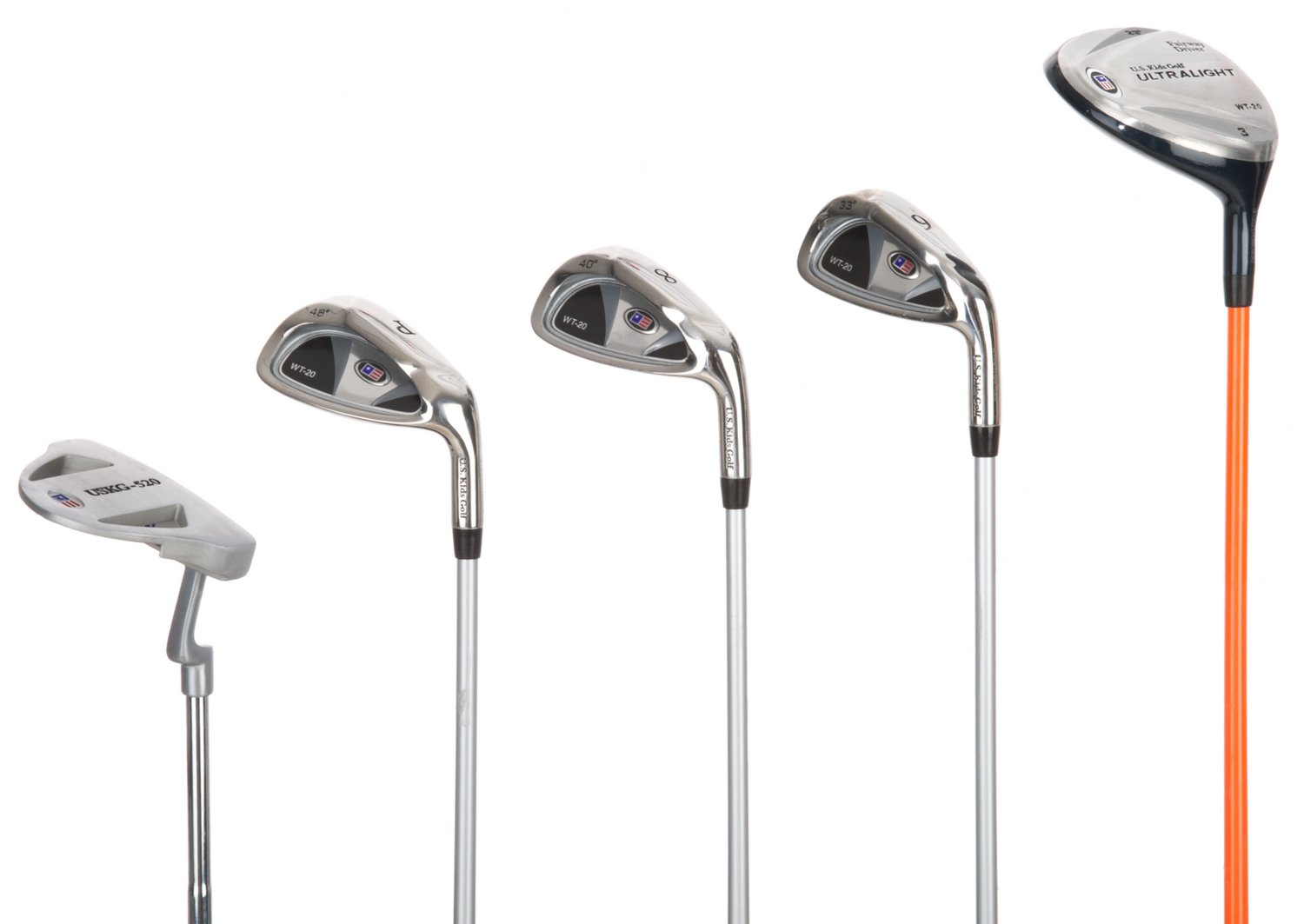 U.S. Kids Golf Beginner's Golf Club Set with Bag thumbnail