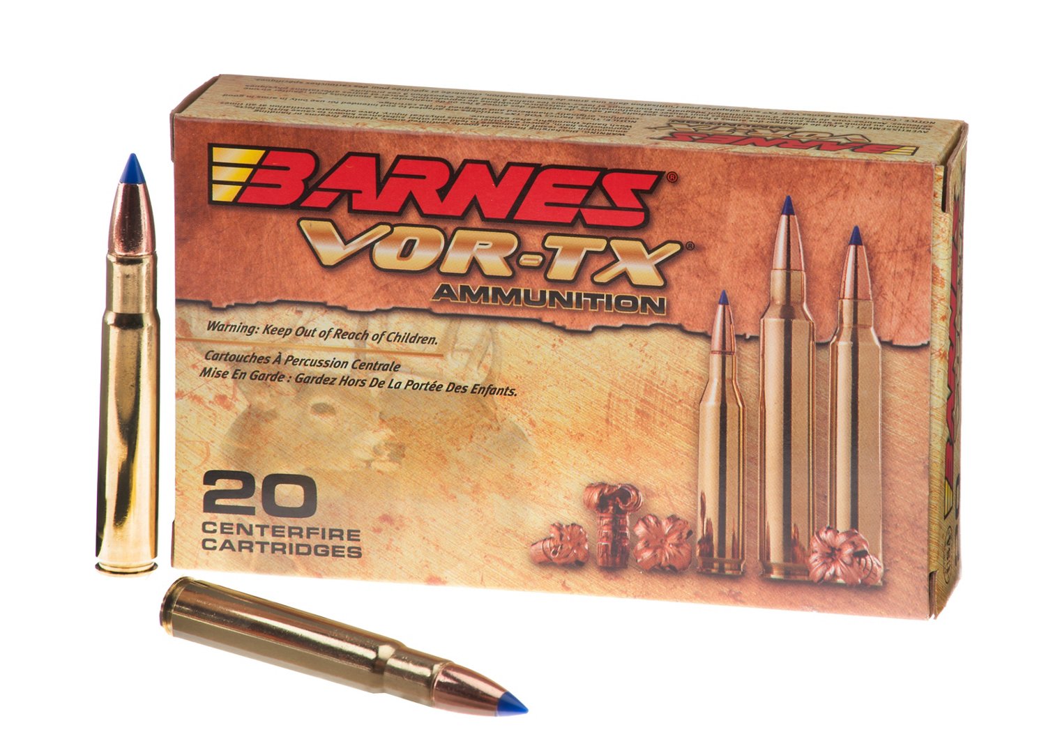 BARNES® VOR-TX .35 Whelen 180-Grain Centerfire Rifle Ammunition