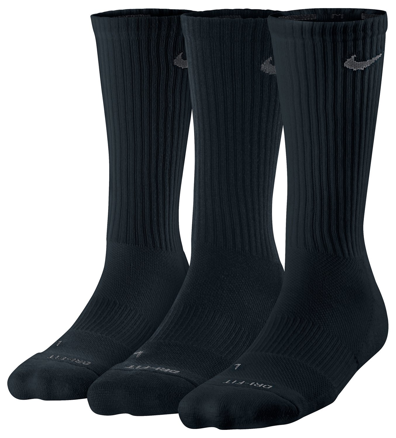 Nike Boys' Dri-FIT Crew Socks 3-Pack