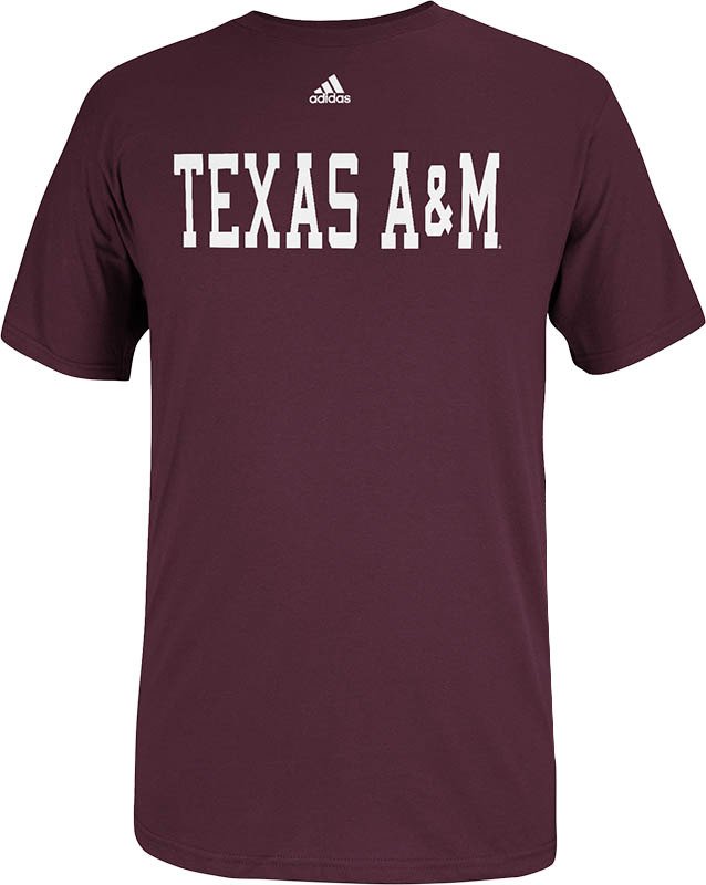 texas a&m adidas t shirts