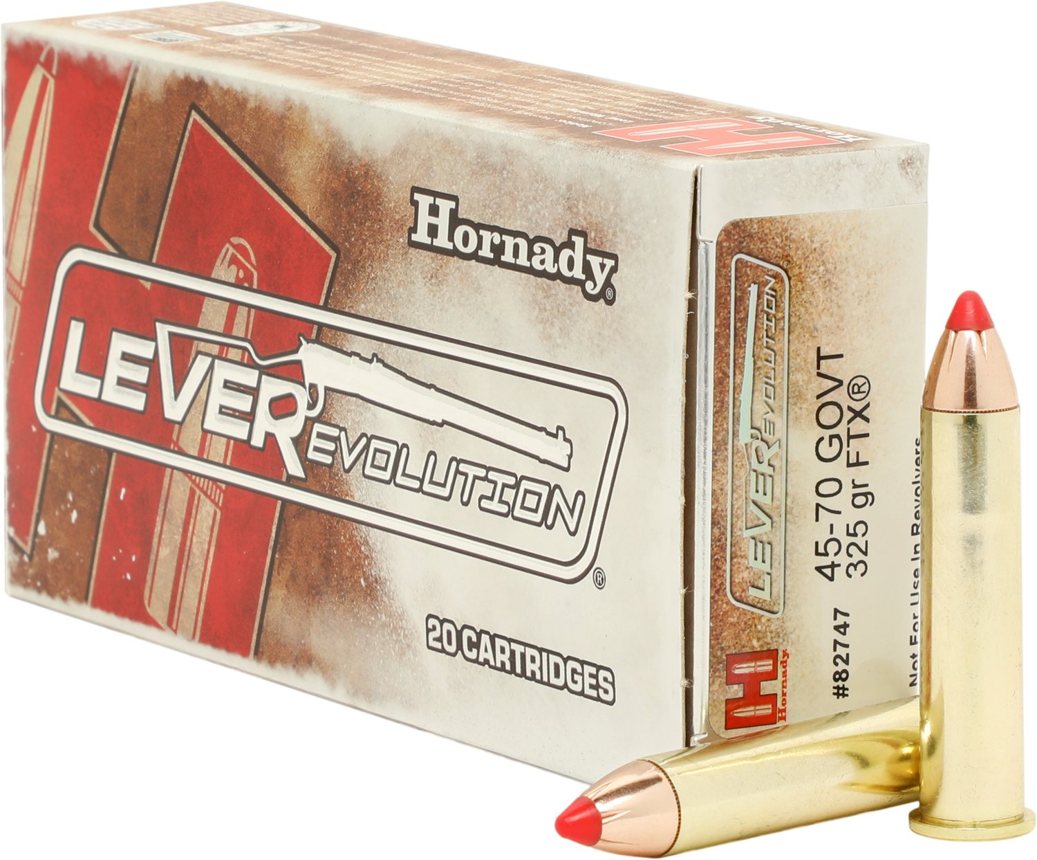 Hornady FTX® LEVERevolution® .45-70 Government 325-Grain Rifle Ammunition