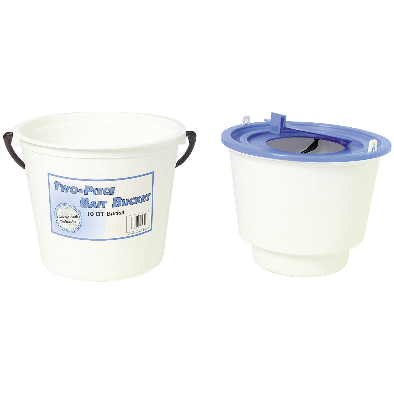 Challenge Plastic Products 10 qt. Bait Bucket thumbnail