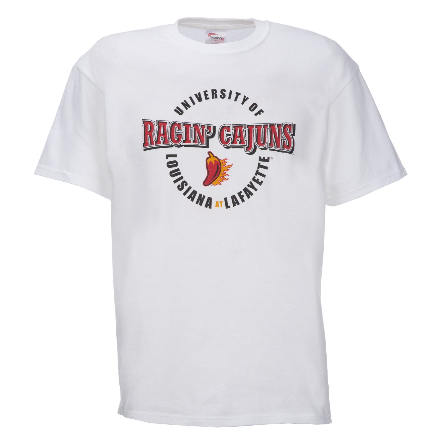 Viatran Adults' Offset University of Louisiana at Lafayette T-shirt