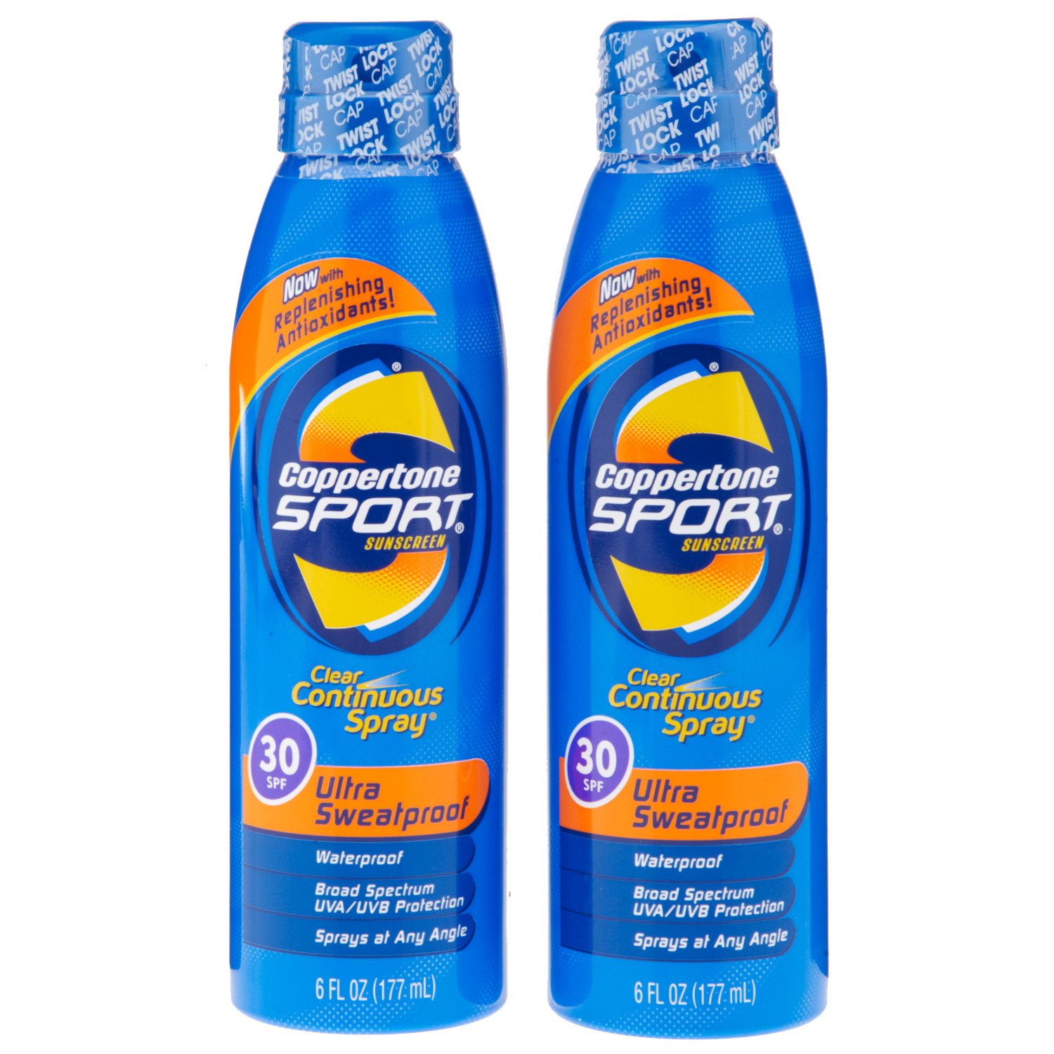Coppertone® Sport 6 oz. Continuous Spay SPF 30 Sunscreen 2-Pack