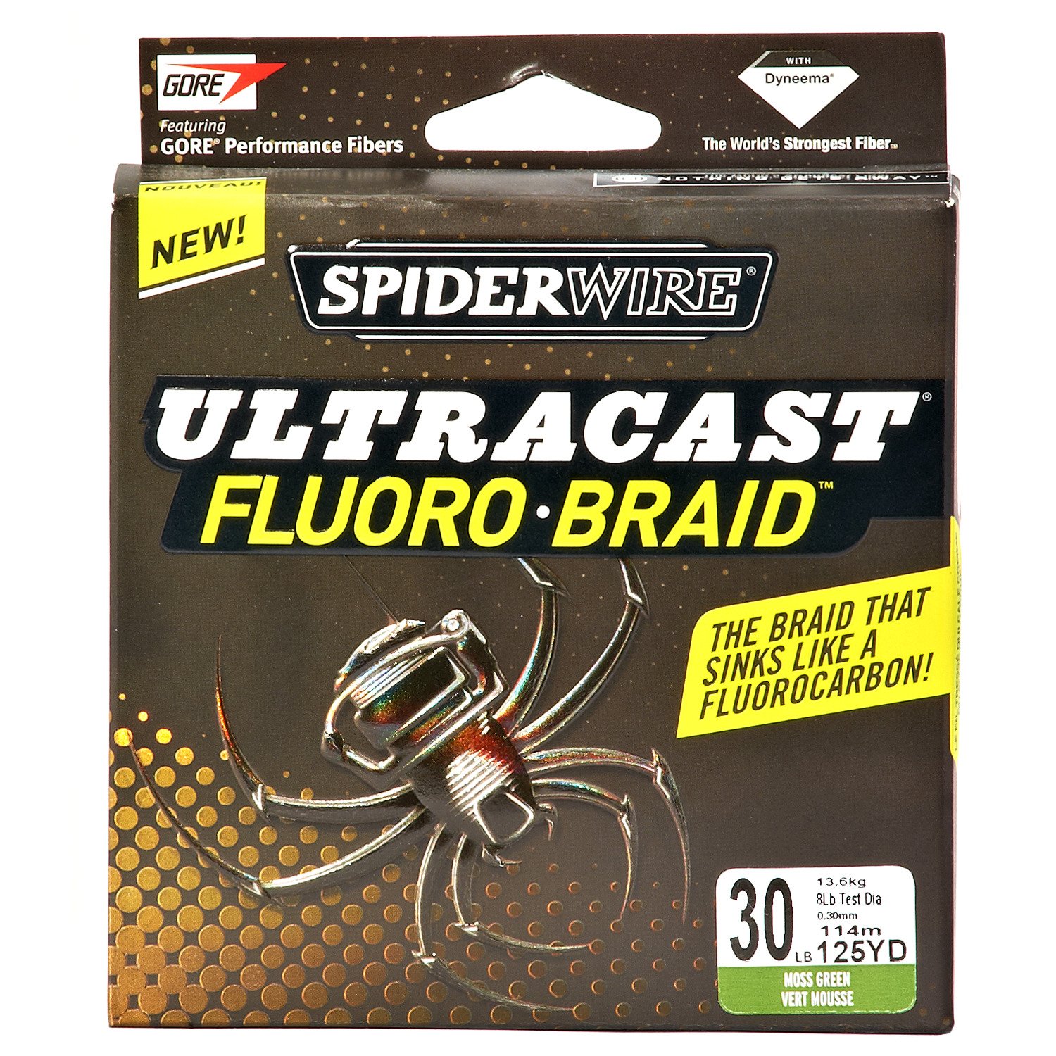 Spiderwire® Ultracast Fluoro-Braid 30 lb. - 125-yards Fishing Line