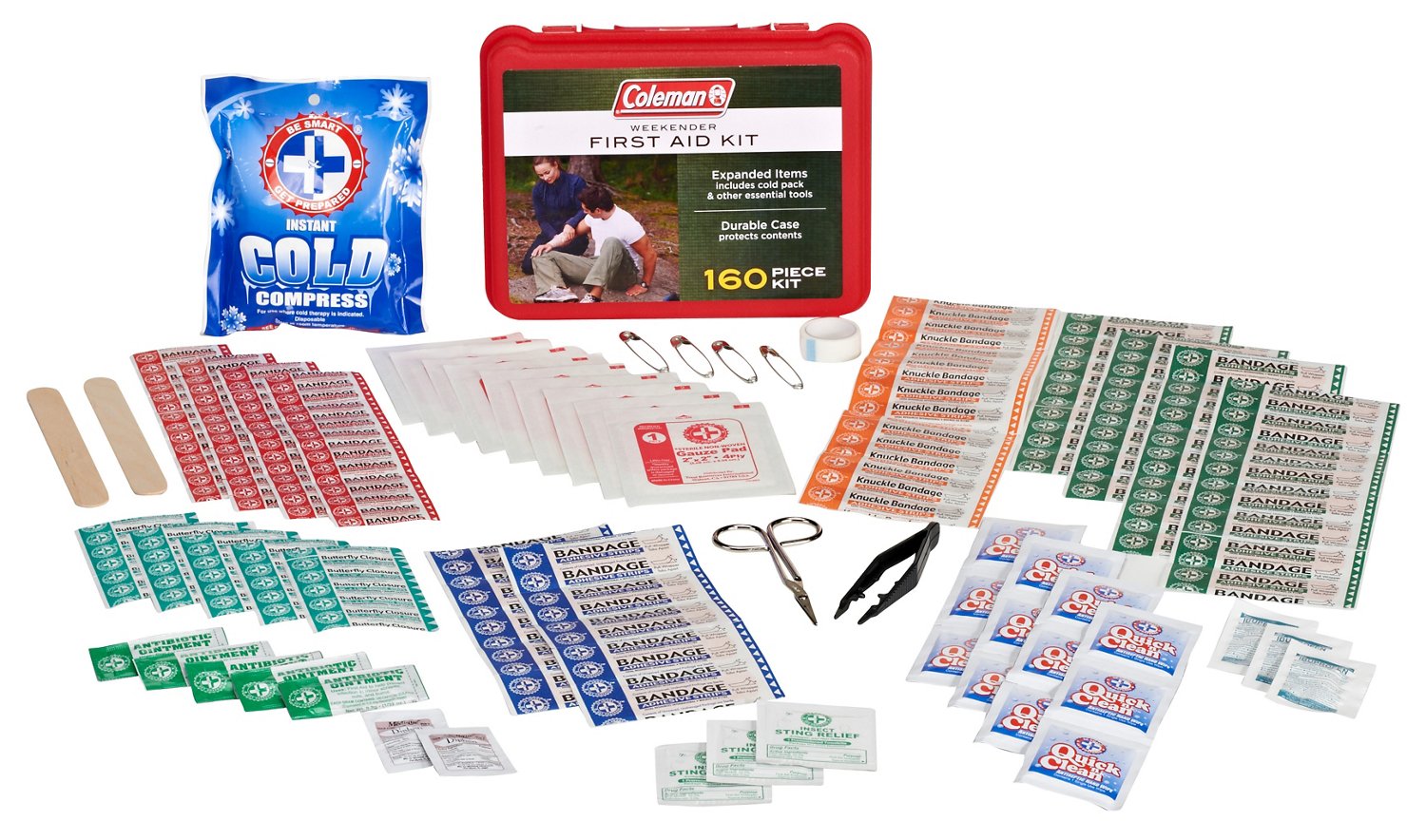 Coleman® Weekender 160-Piece First Aid Kit