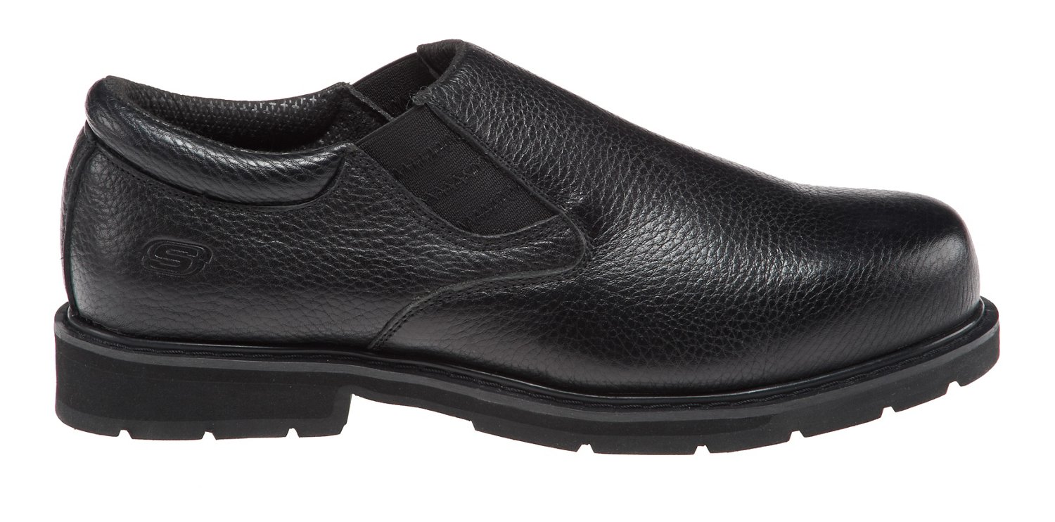 SKECHERS Men's Exalt Closer Slip-Resistant Work Shoes