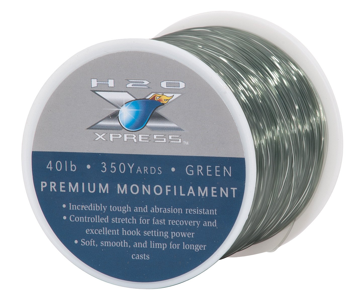 H2O XPRESS™ 40 lb. - 350 yds. Premium Monofilament Fishing Line