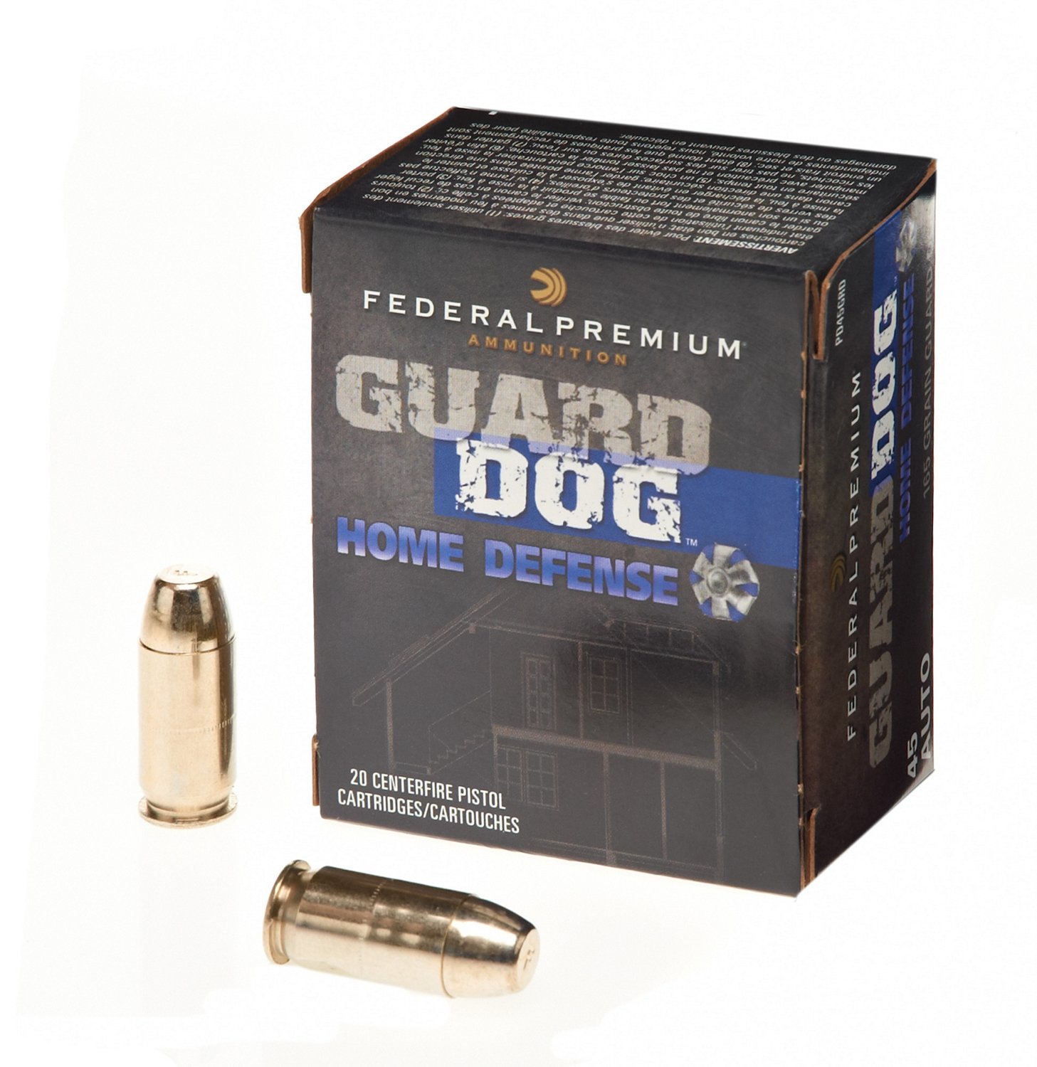 Federal Premium® Guard Dog .45 ACP 165-Grain Centerfire Handgun Ammunition