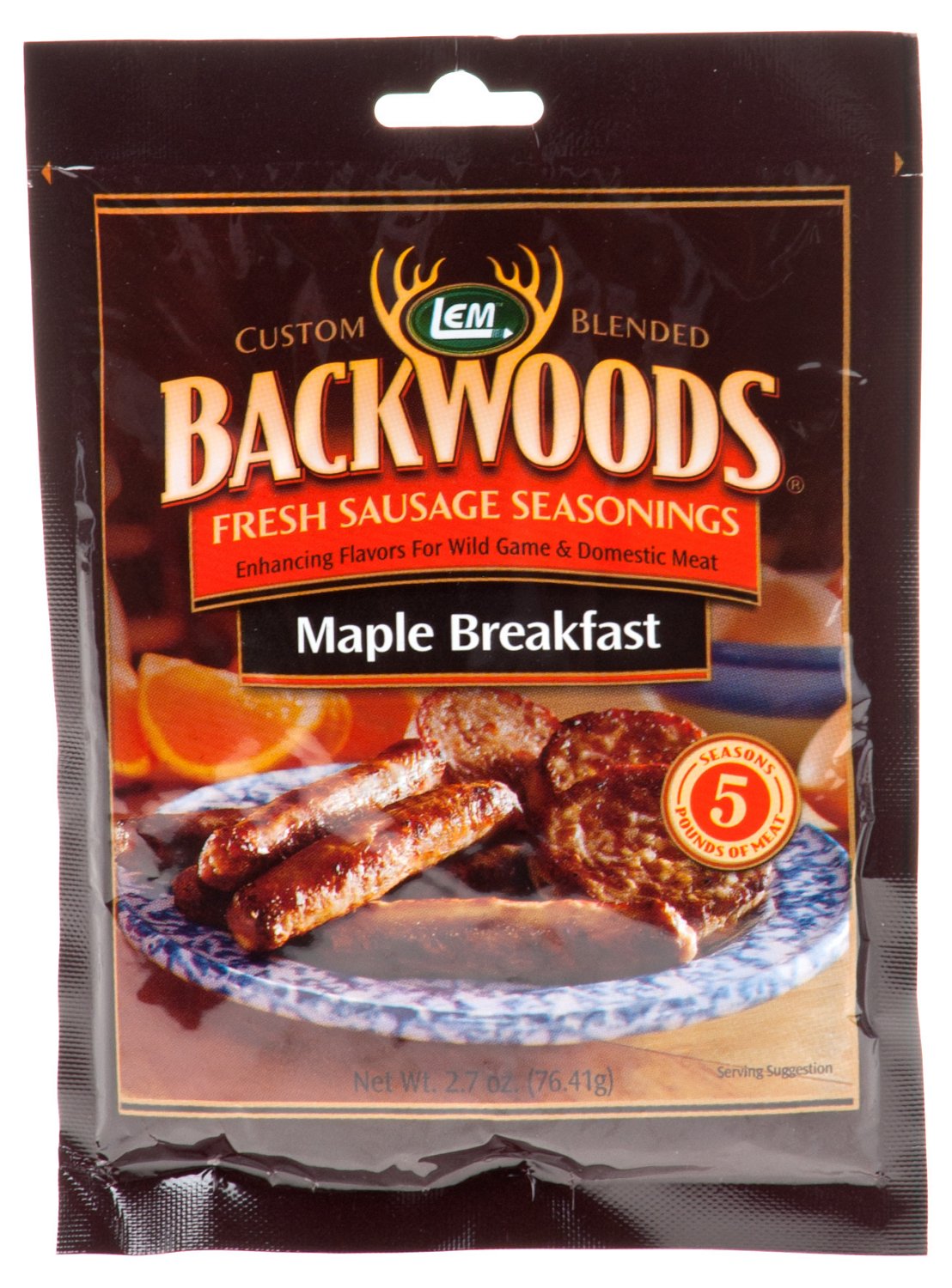 LEM Backwoods Fresh Maple Breakfast Sausage Seasoning