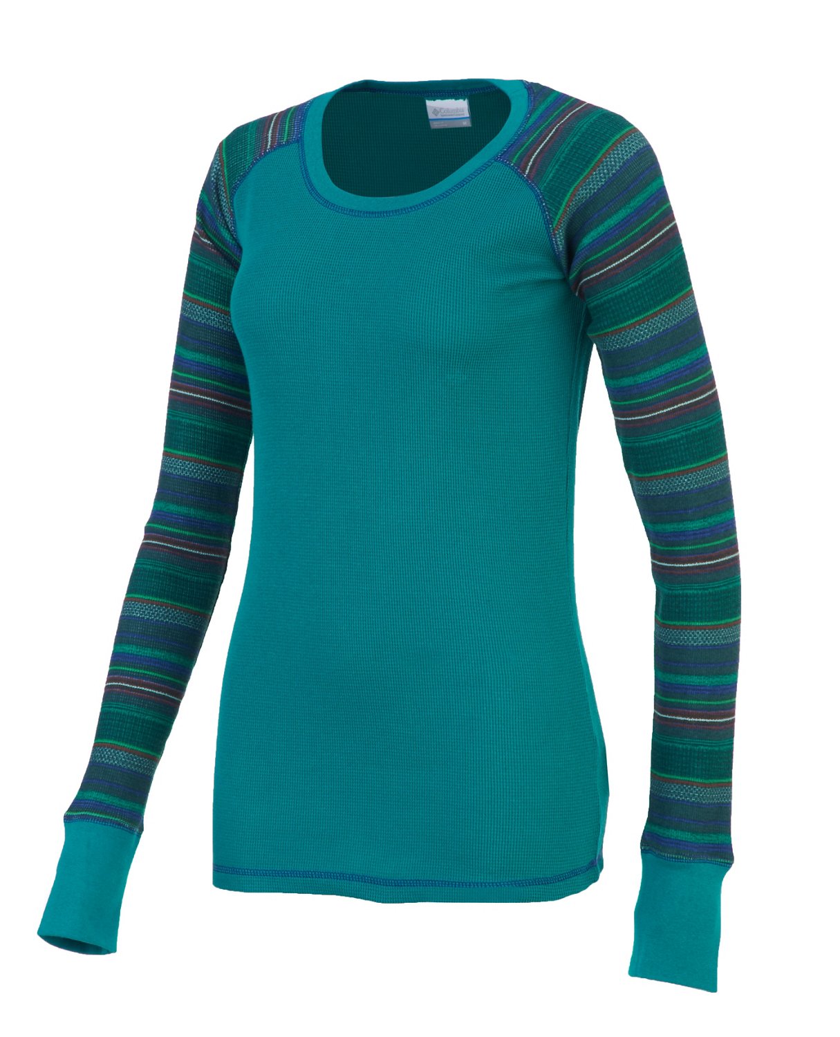 Columbia Sportswear Women's Taylor Trail Print Waffle Crew T-shirt thumbnail