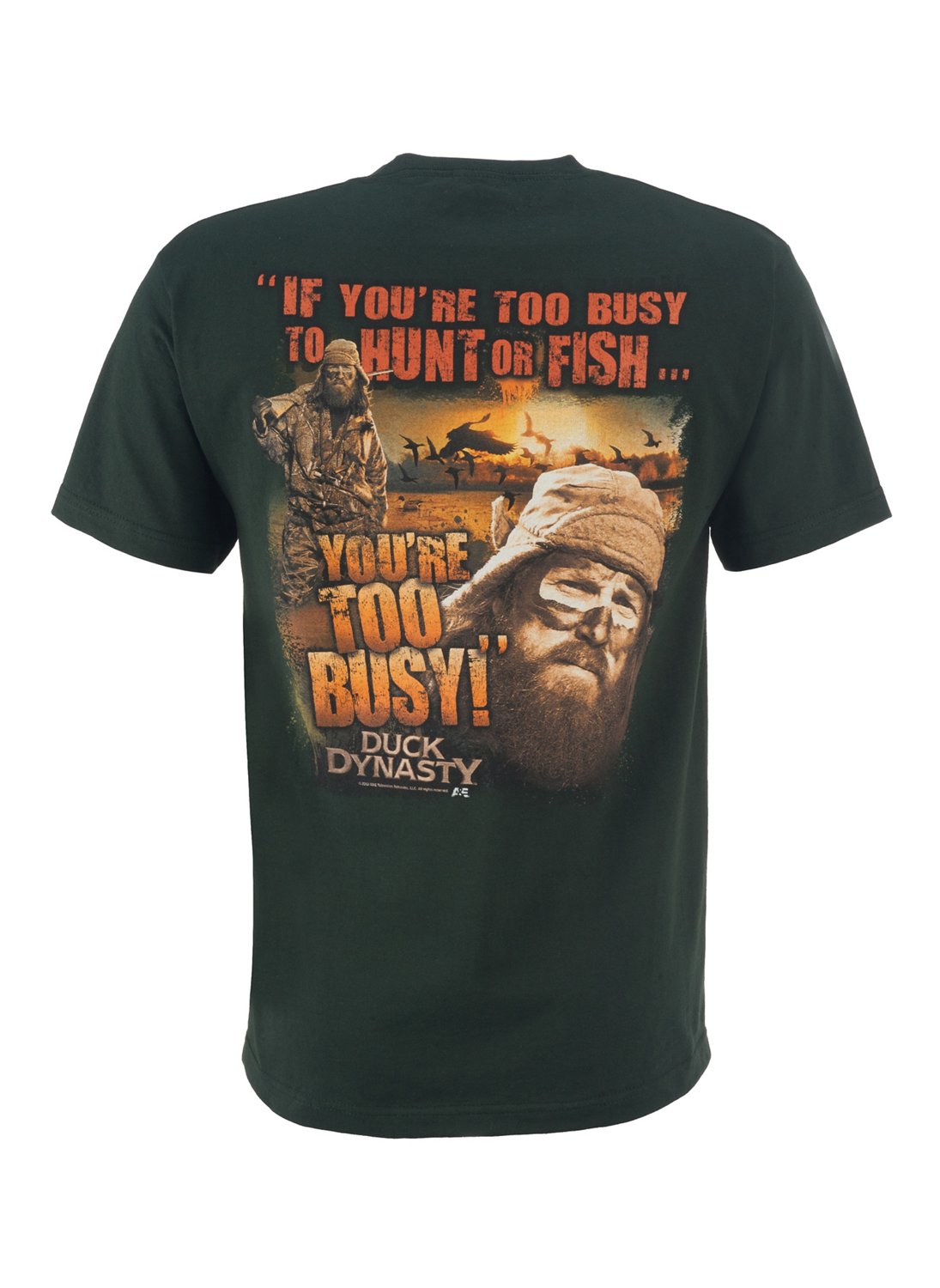 Club Red Men's Duck Dynasty Too Busy Short Sleeve T-shirt