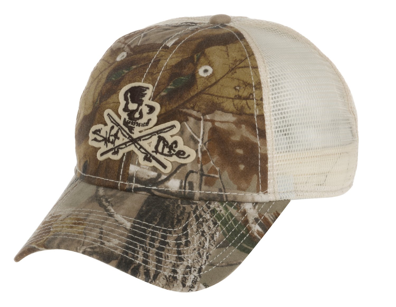 Salt Life Men's Skull and Poles Camo Hat