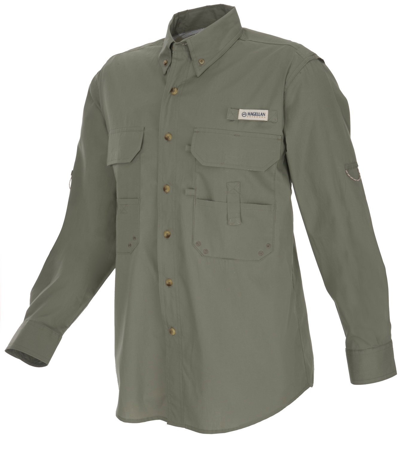 Magellan Outdoors Men's Lake Fork Poplin Fishing Shirt