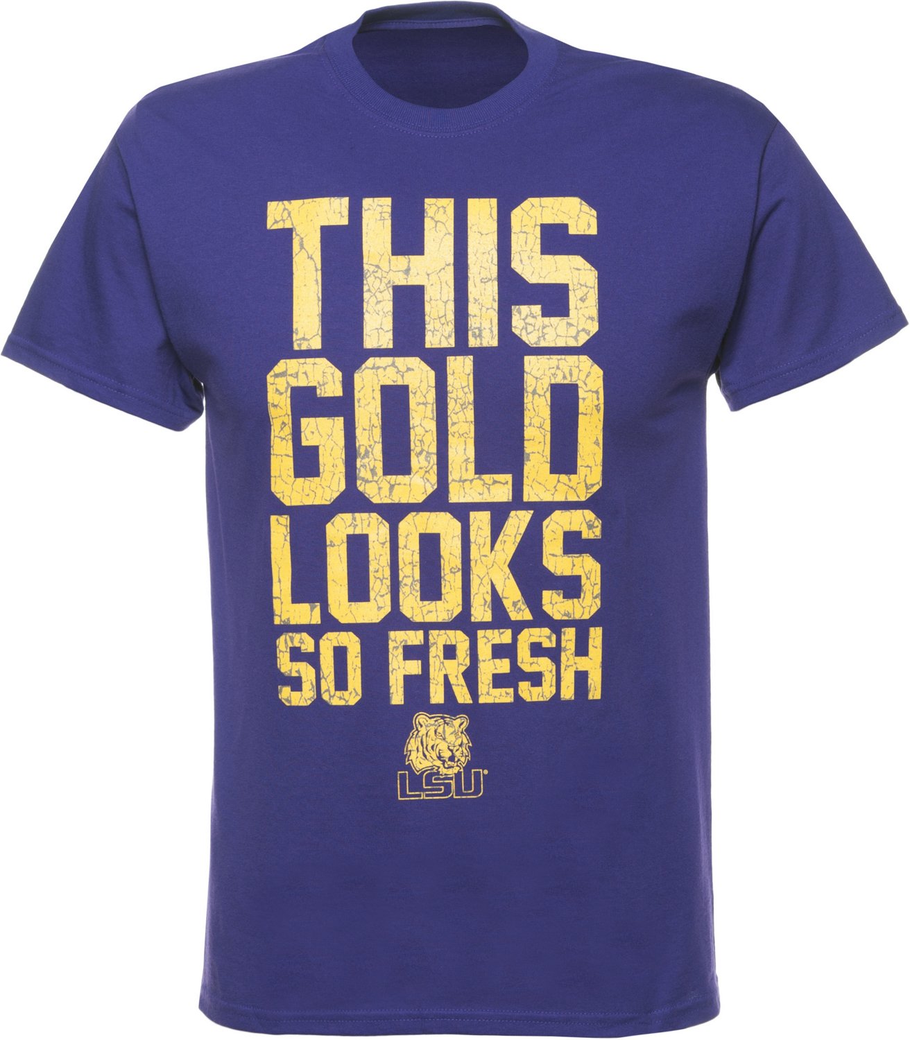 Majestic Men's Louisiana State University Section 101 Give it to Them T-shirt