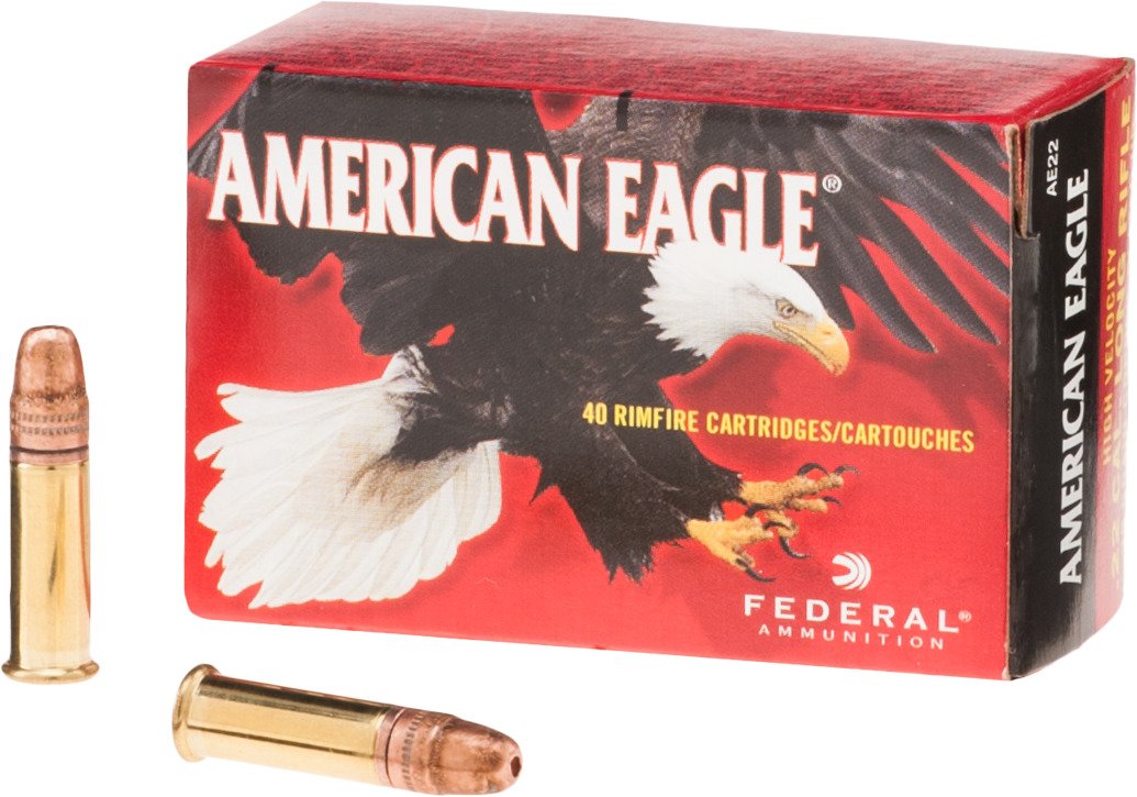 Federal Premium® American Eagle® .22 LR 38-Grain Rimfire Rifle Ammunition