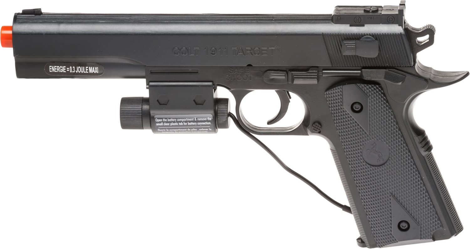Soft Air USA Colt 1911 6mm Laser Spring Airsoft Pistol Academy