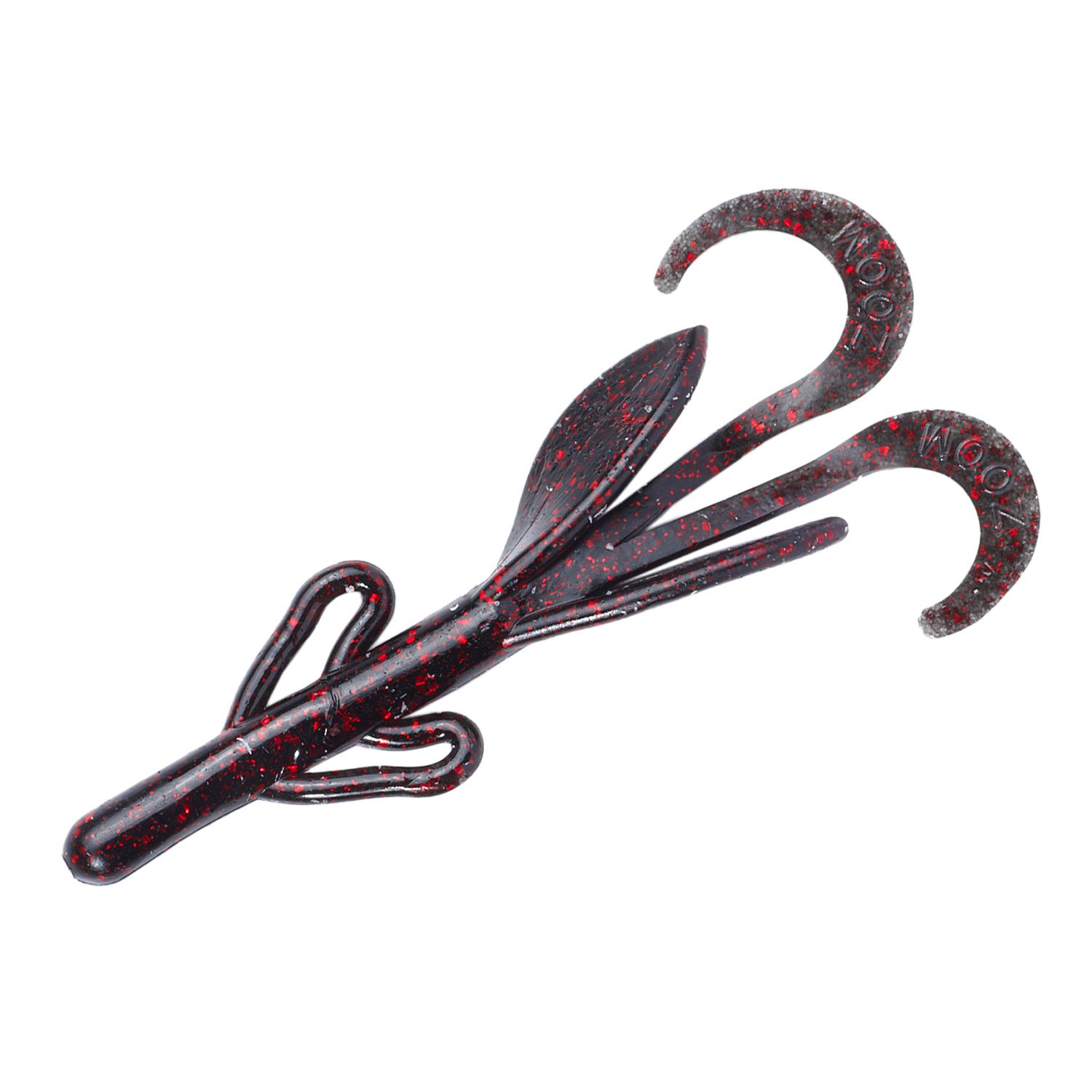 Black Red Glitter