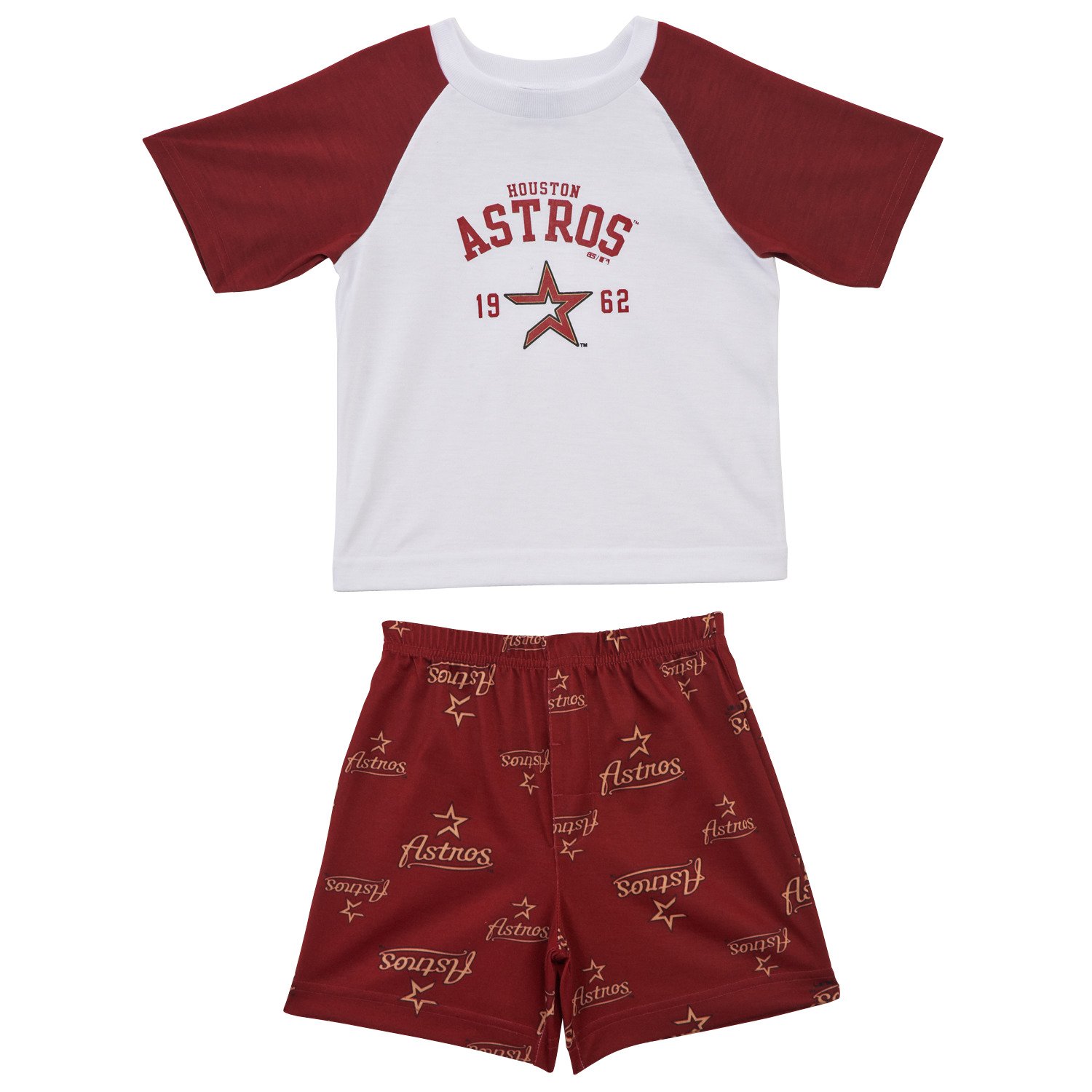 adidas Toddlers' Houston Astros 2-Piece Pajama Set