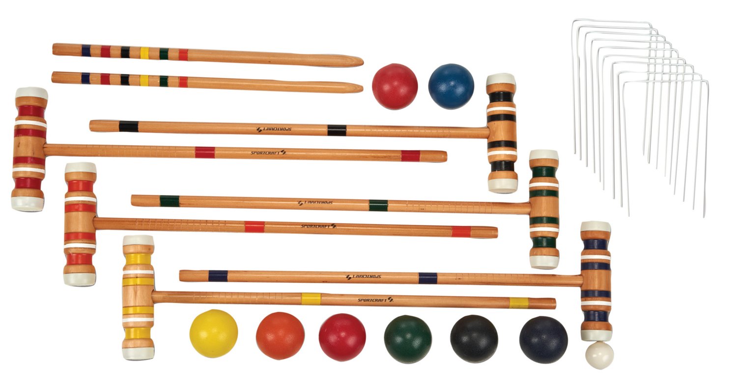 Superior Croquet and Bocce Combo Set