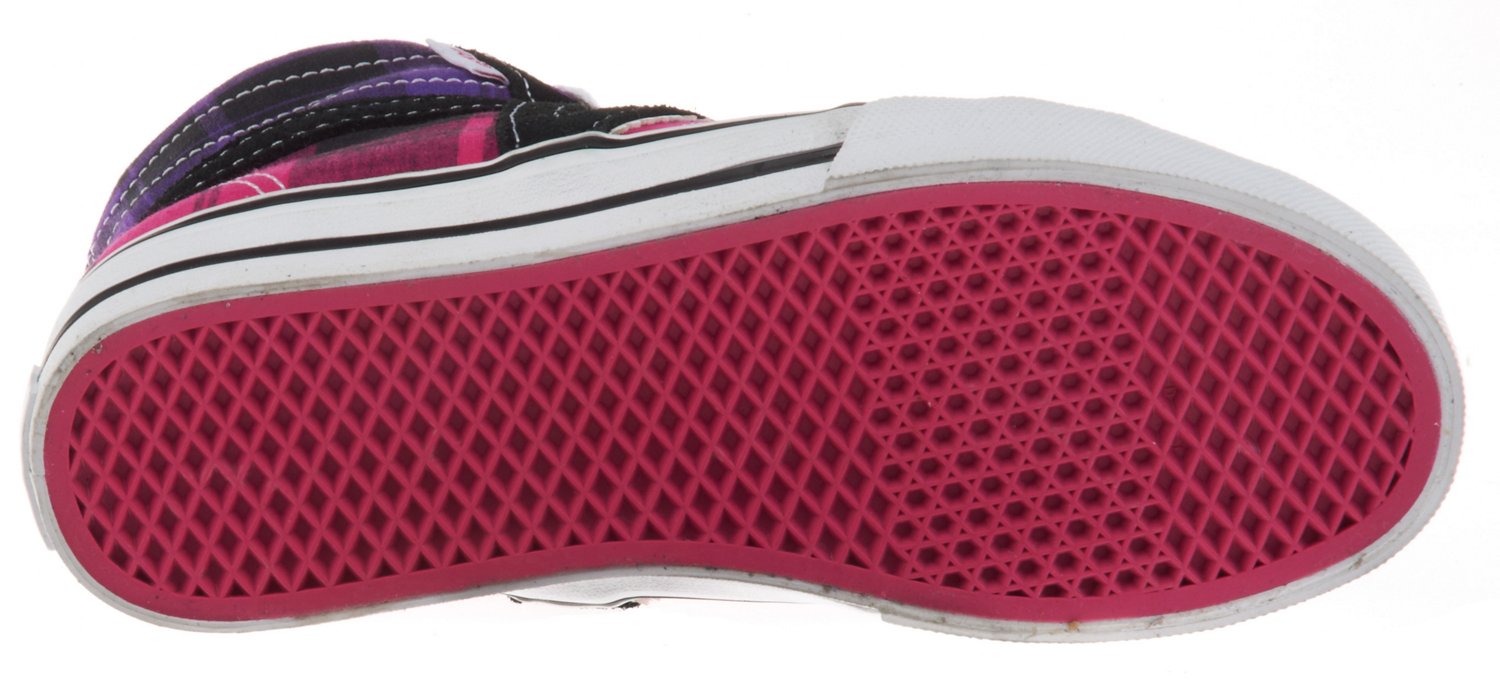 Vans Girls' Corrie Vulcanized High-Top Athletic Lifestyle Shoes thumbnail