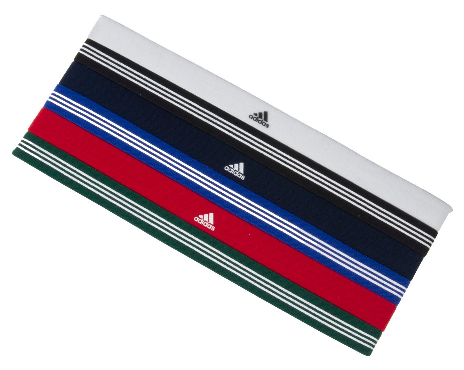 adidas Women's Sidespin Hairbands 6-Pack