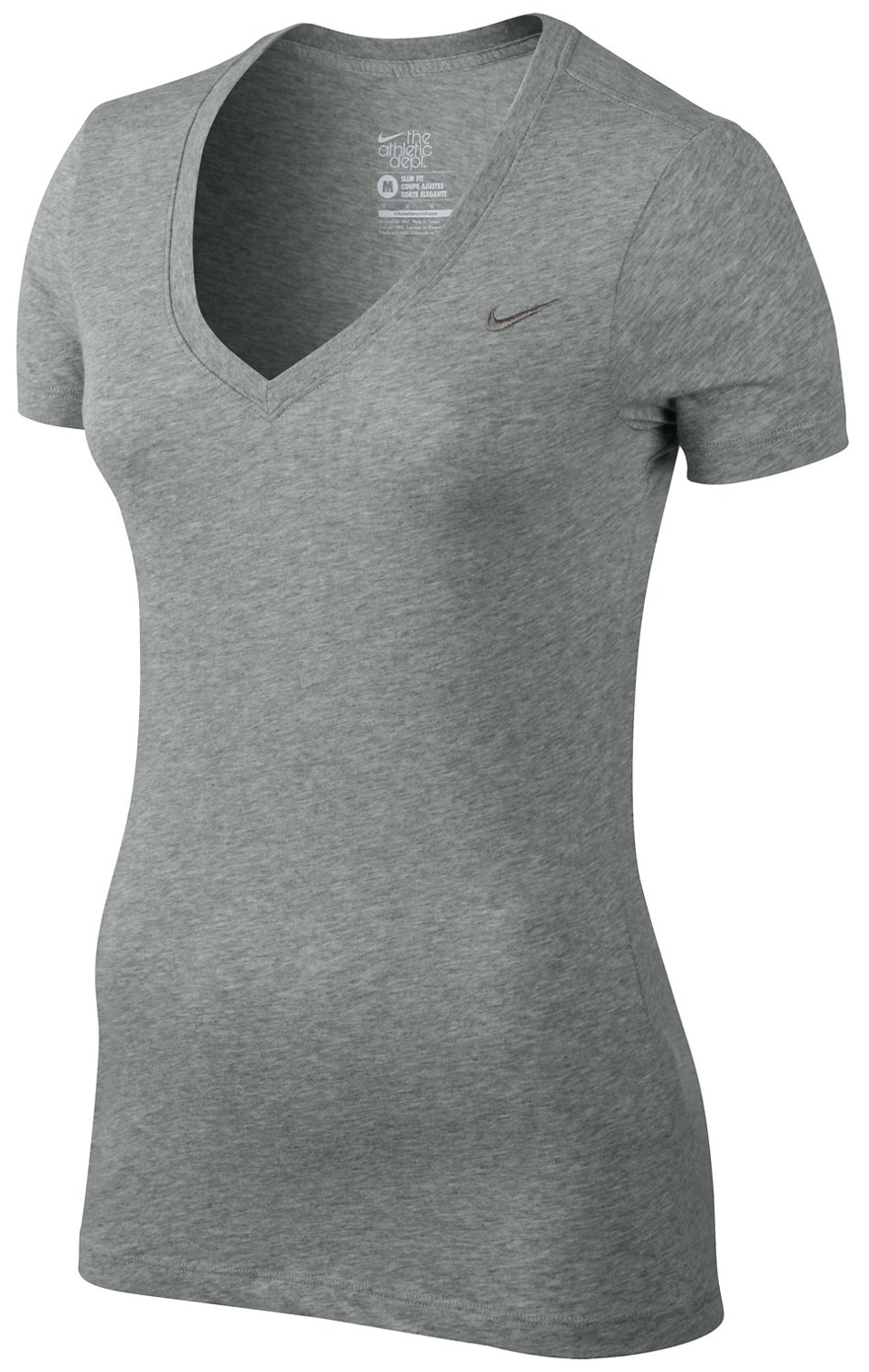 Nike Women's Classic Swoosh Embroidery V-neck T-shirt