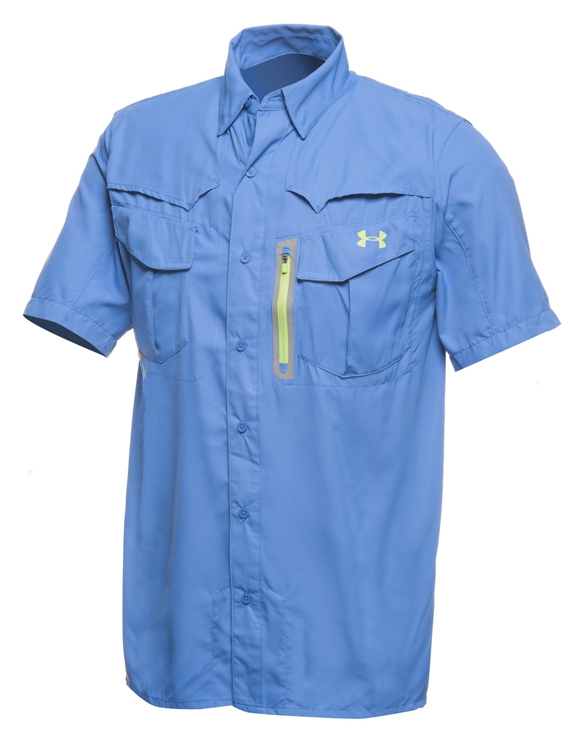 Under Armour® Men's coldblack® Abyss Fishing Guide Short Sleeve Shirt