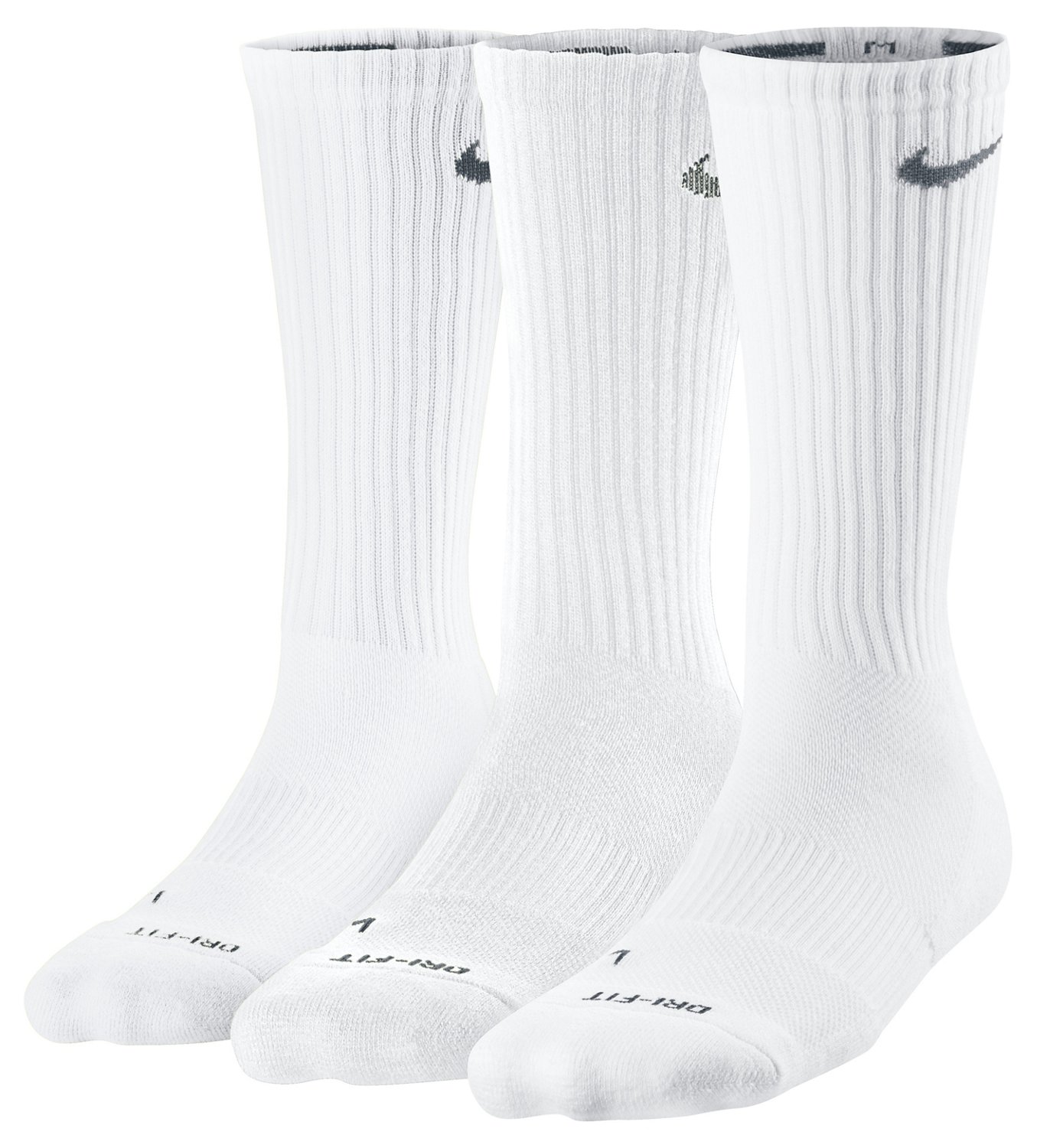 Nike Boys' Dri-FIT Crew Socks 3-Pack
