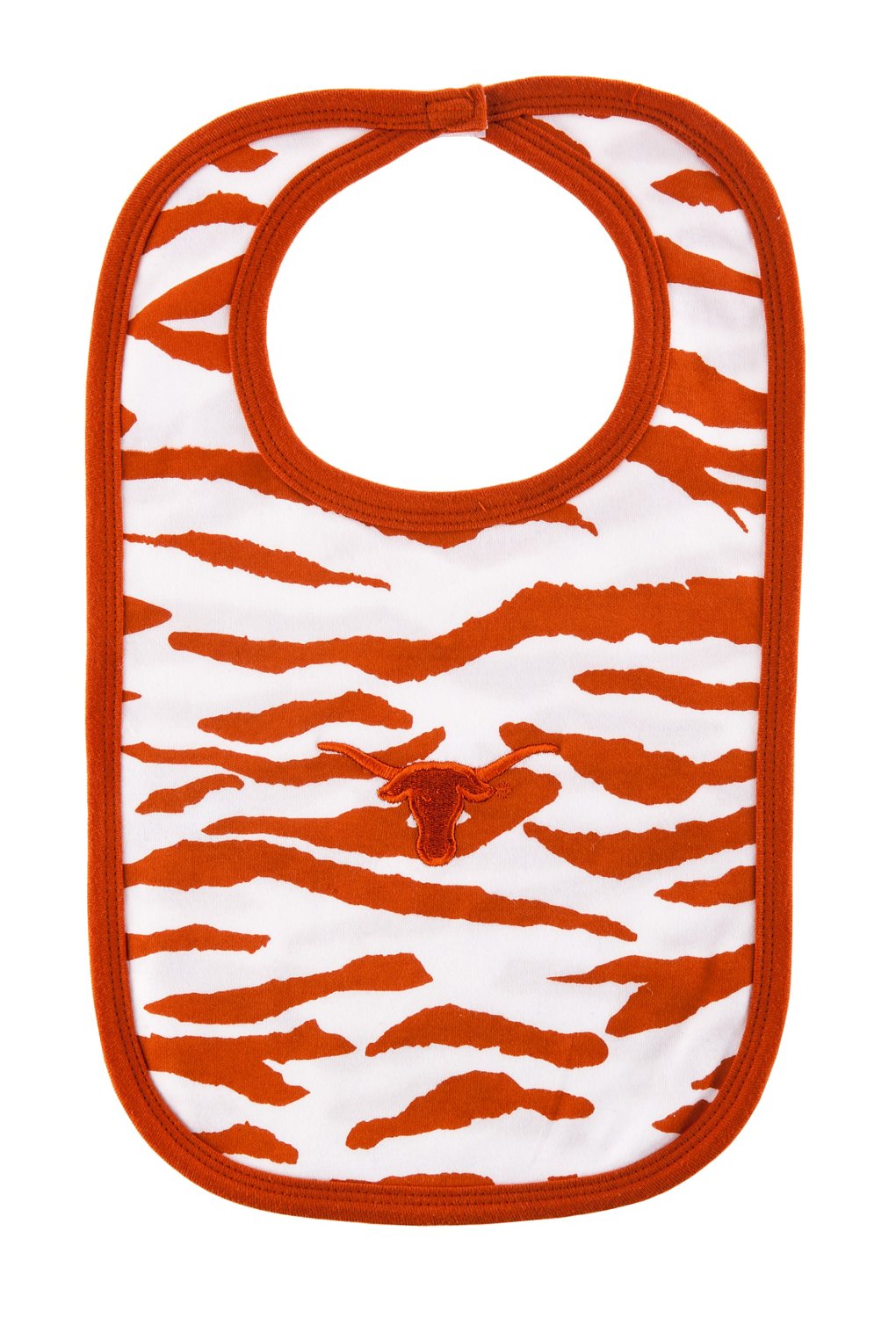 Two Feet Ahead Infants' University of Texas Animal Print Bib