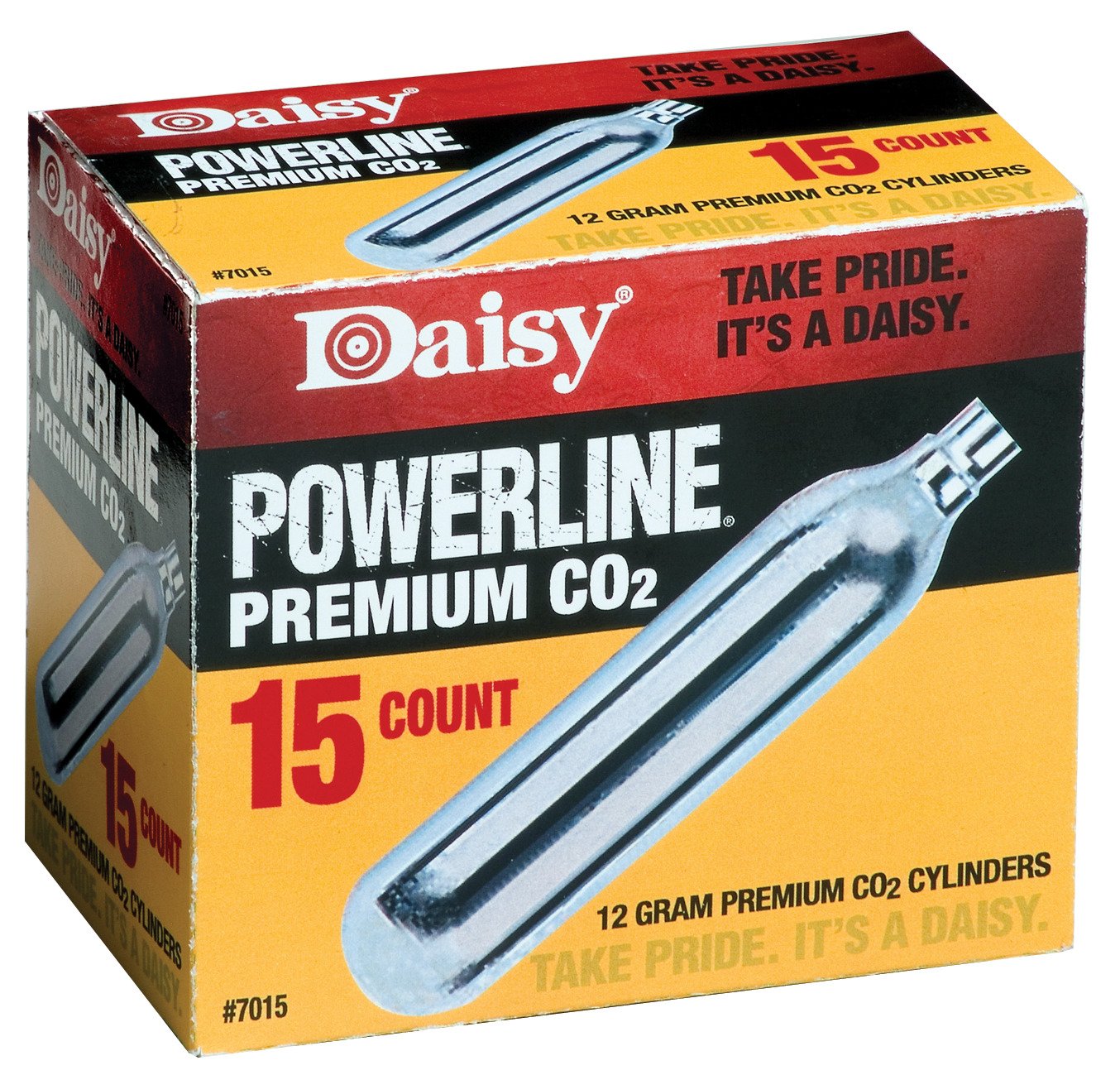 DaisyÂ® Powerline Premium 12-Gram COâ Cylinders 15-Pack