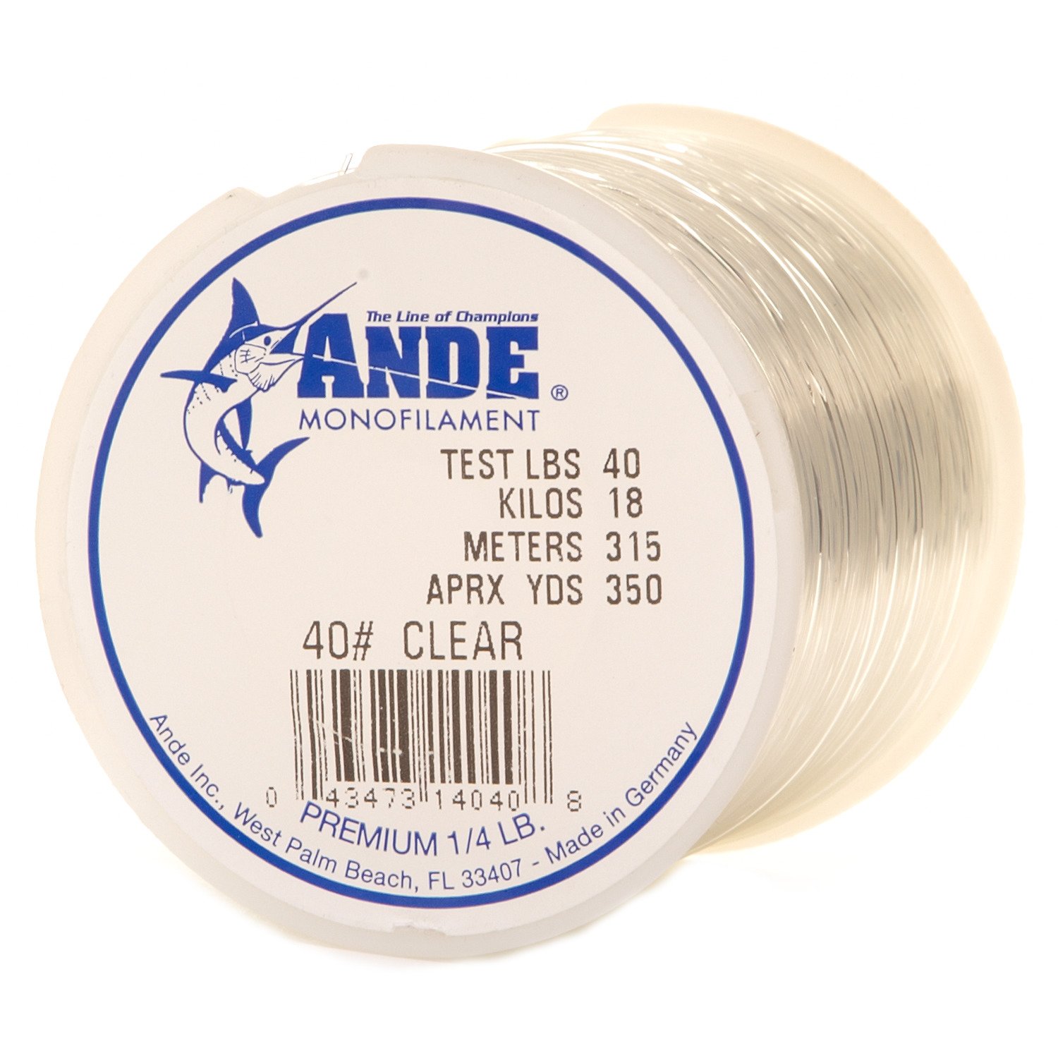 ANDE® Premium 40 lb. - 350 yards Monofilament Fishing Line