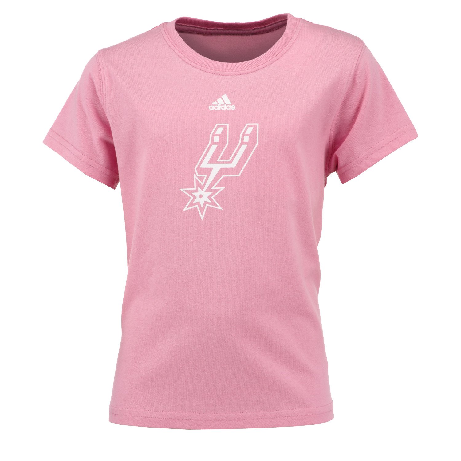 adidas Girls' San Antonio Spurs Logo T-shirt