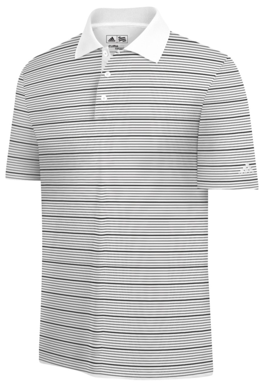 adidas Men's ClimaLite® 2-Color Striped Polo Shirt