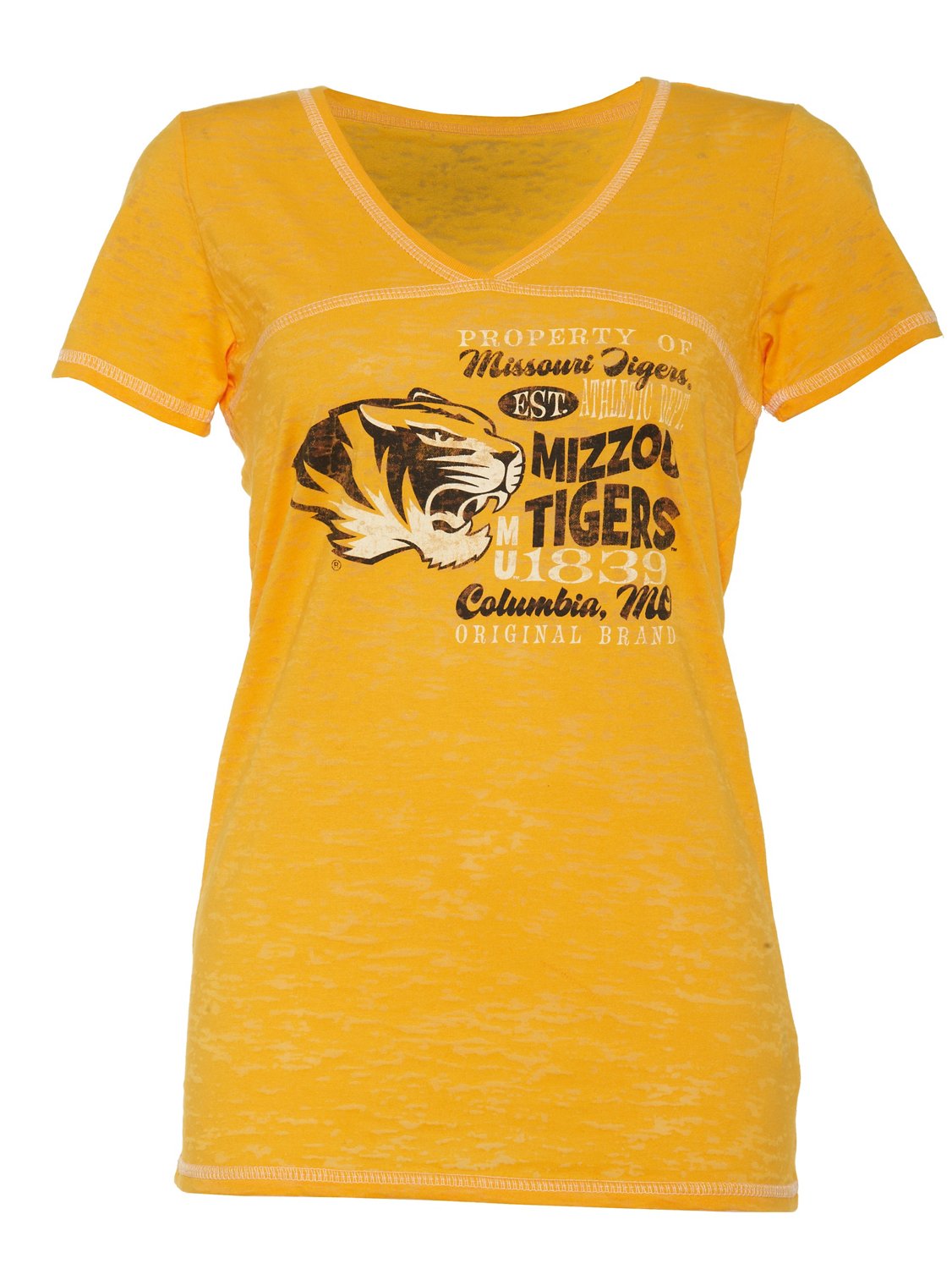Step Ahead Blue 84 Women's Missouri Bo V-neck T-shirt