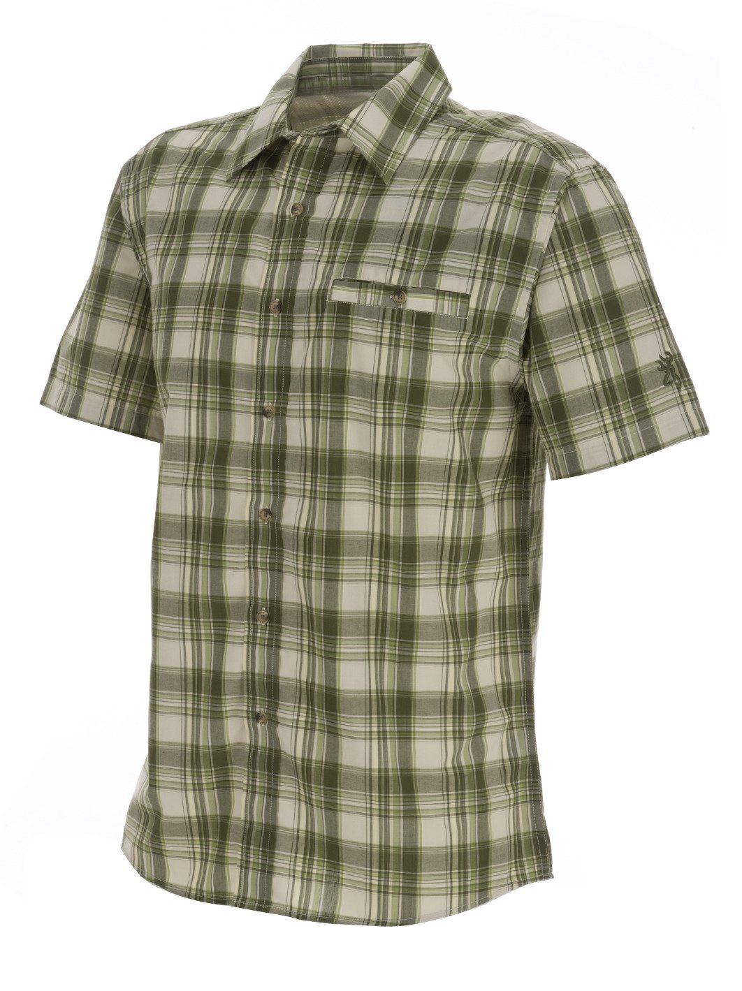 Browning Men's Performance Plaid Short Sleeve Shirt