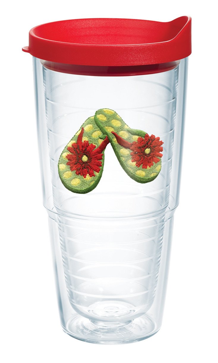 Tervis Green Dot FlipFlops 24 oz. Tumbler with Lid