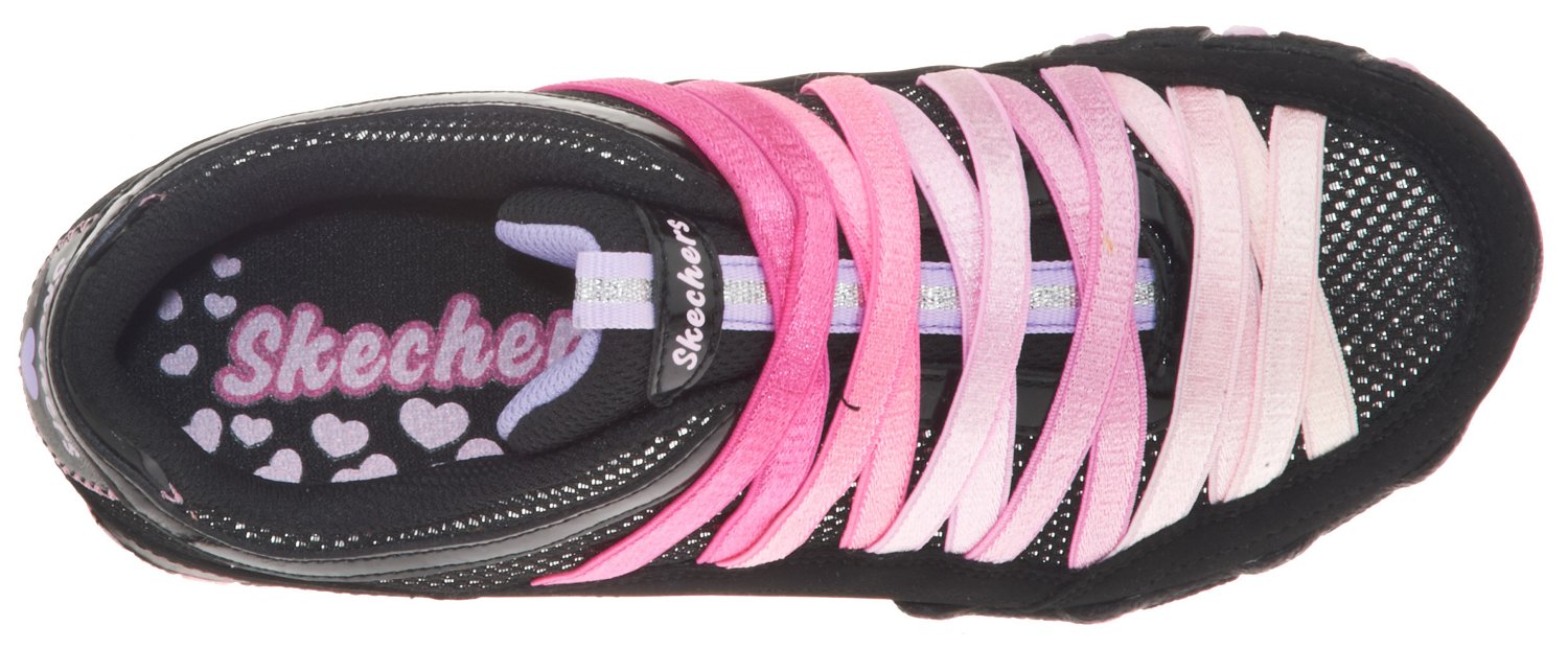 SKECHERS Girls' Bikers Funhouse Athletic Lifestyle Shoes thumbnail
