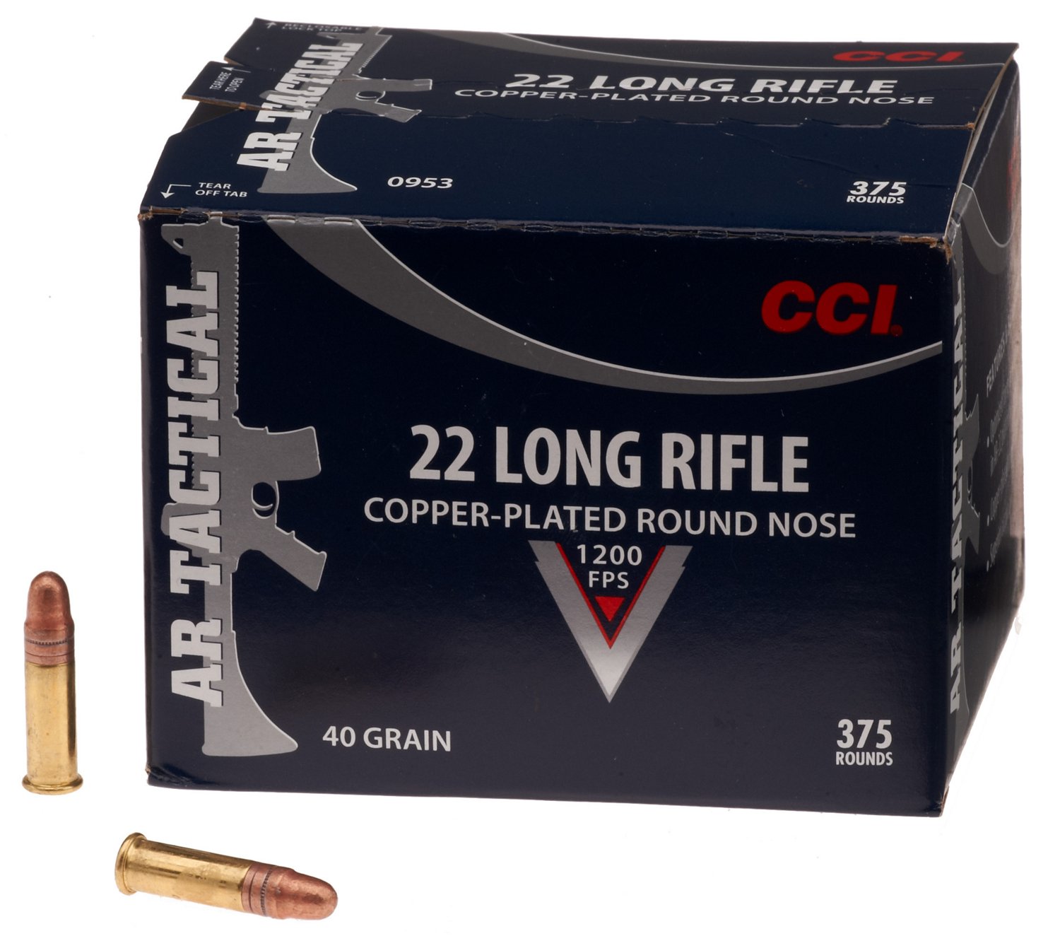 CCI® Tactical .22 LR 40-Grain Rimfire Ammunition