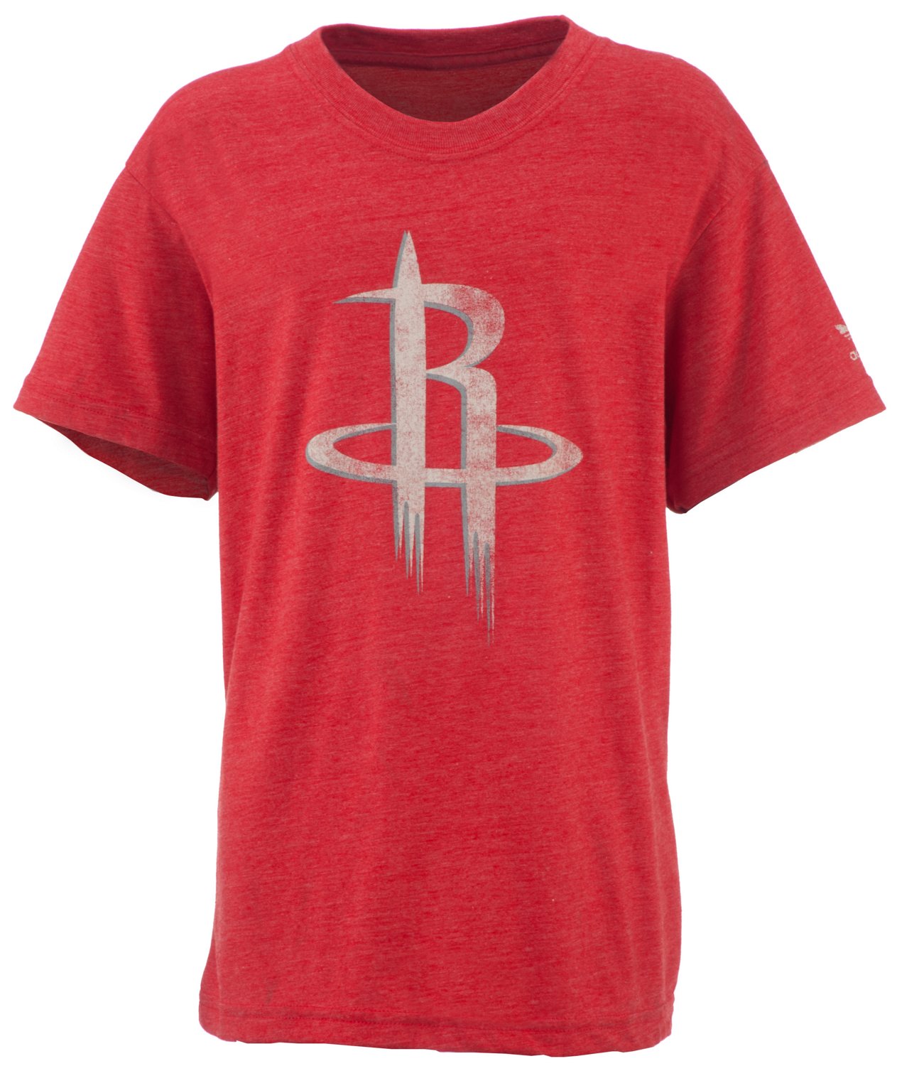 adidas Boys' Houston Rockets Bigger Better Logo Short Sleeve Triblend T-shirt