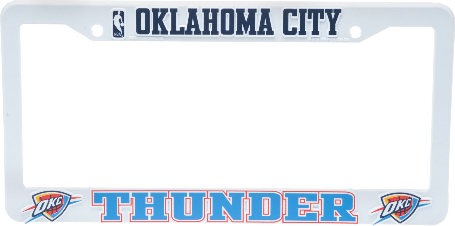Tag Express Oklahoma City Thunder Plastic License Plate Frame