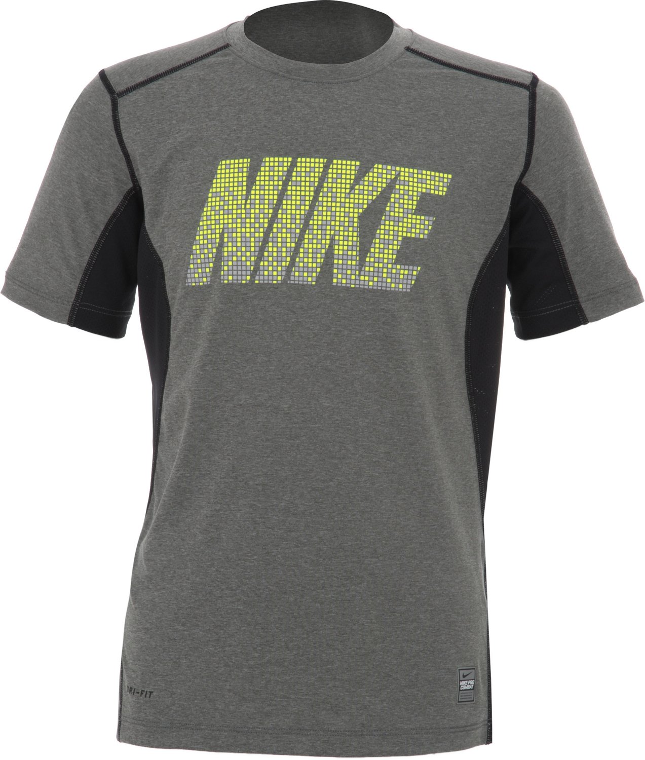 Nike Boys' Pro Combat Core Fitted GFX Short Sleeve Top