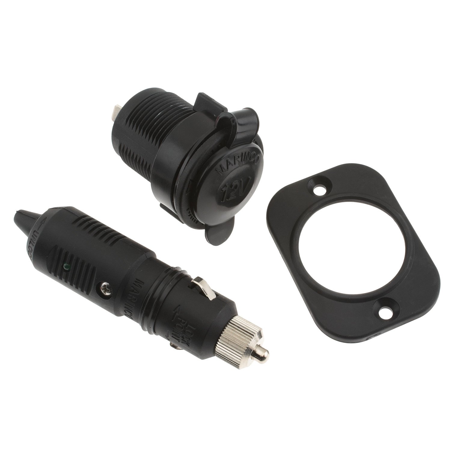 Marinco DC Connections SeaLink Deluxe 12V Receptacle and Plug