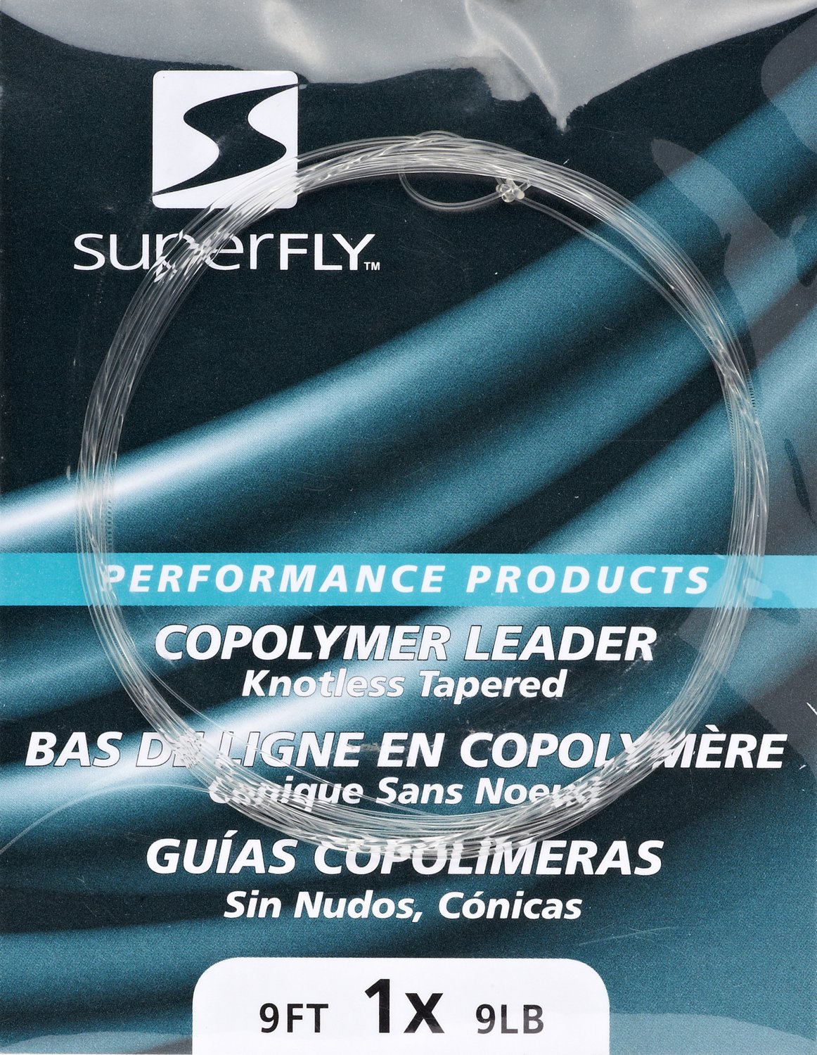 Superfly™ 1X 9' Knotless Tapered Leader