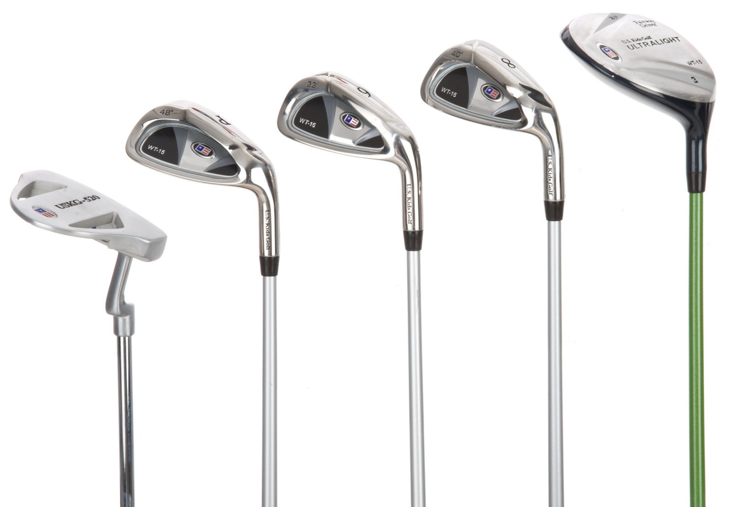U.S. Kids Golf Girls' 5-Club Stand Bag Set thumbnail